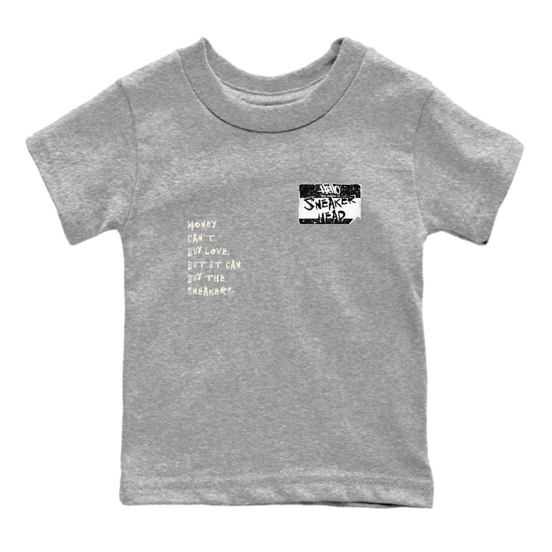 Sneakerhead Badge SNRT Sneaker Tees Kids - Air Jordan 5 Sail