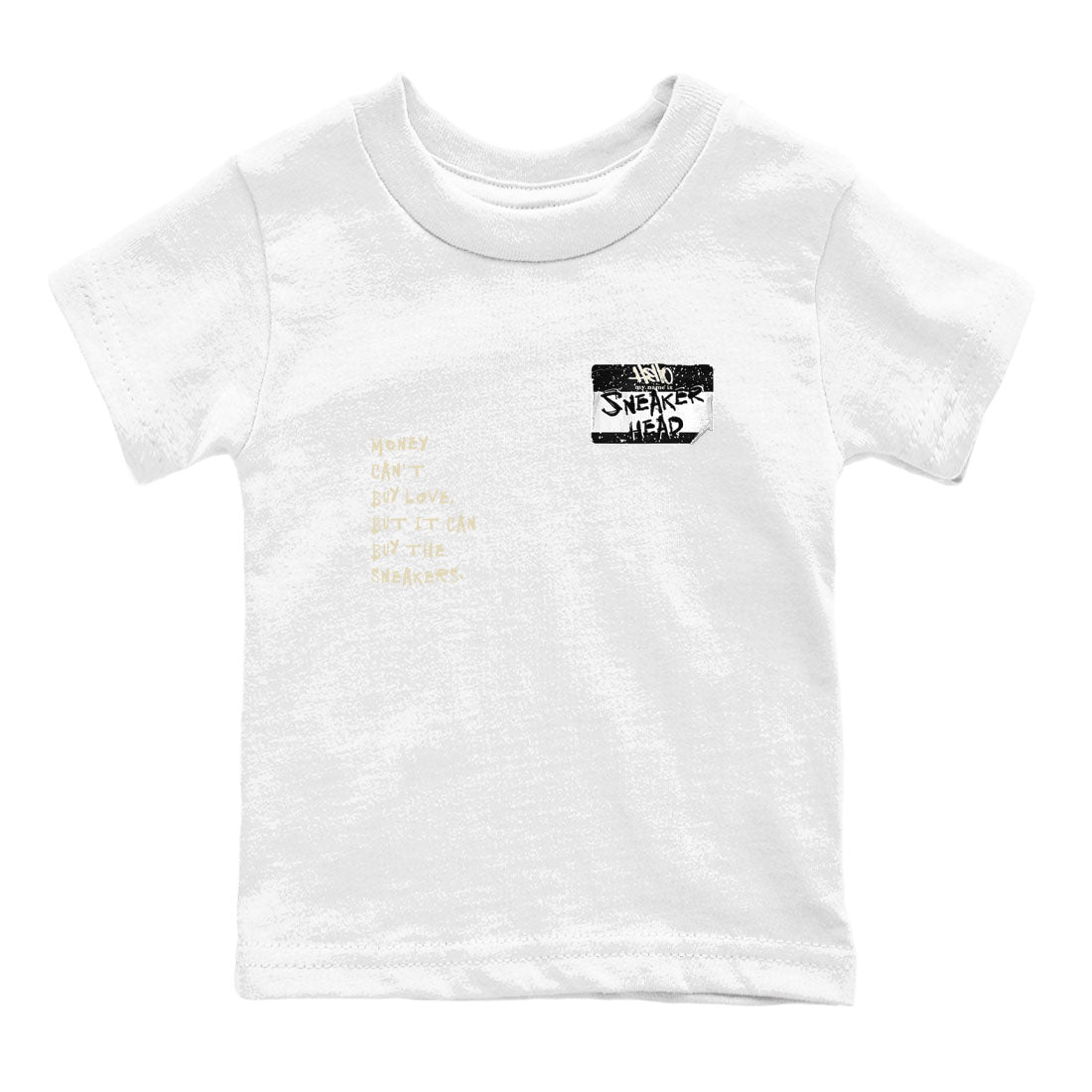 Sneakerhead Badge SNRT Sneaker Tees Kids - Air Jordan 5 Sail