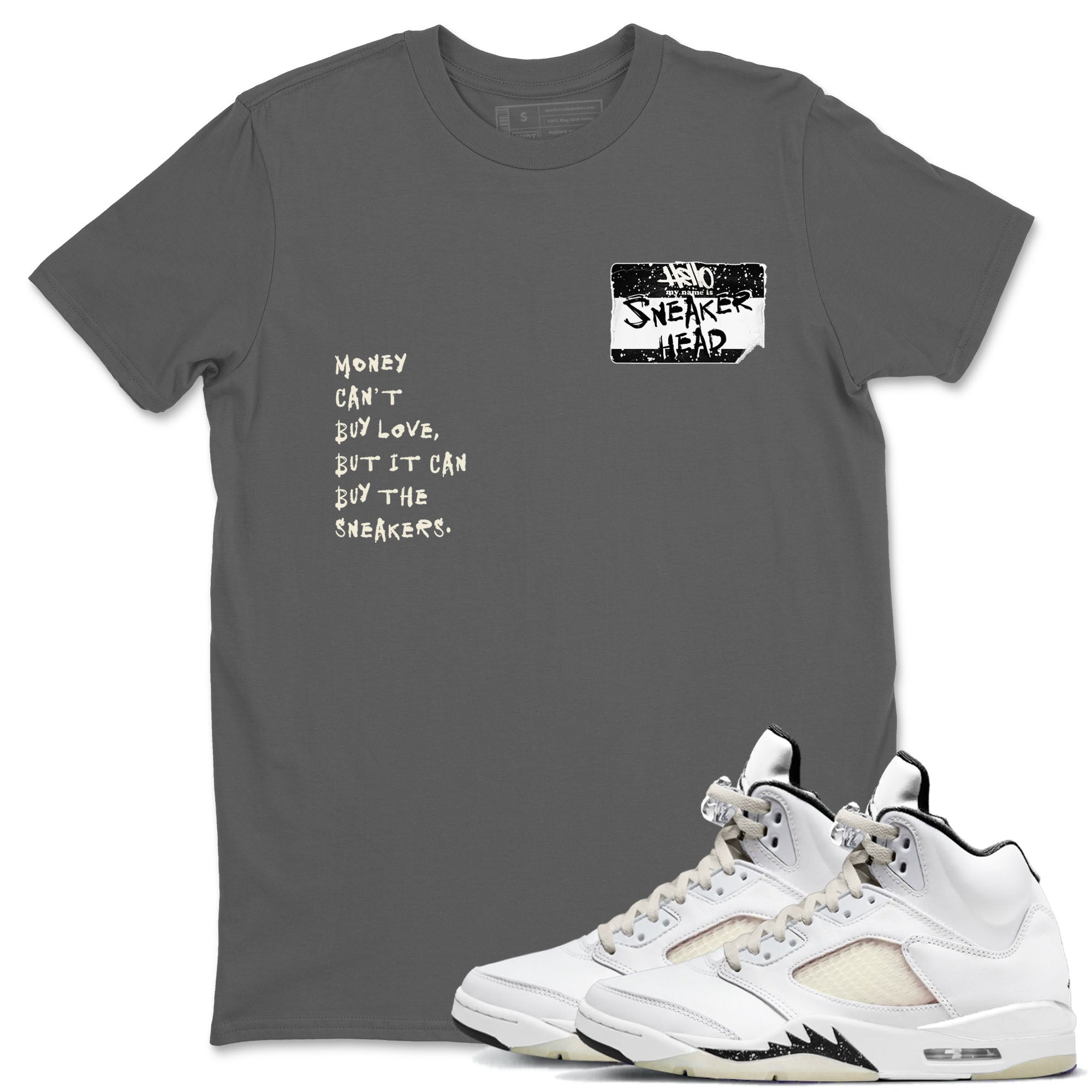 snkmatch Badge snkmatch Tees - Air Jordan 5 Sail