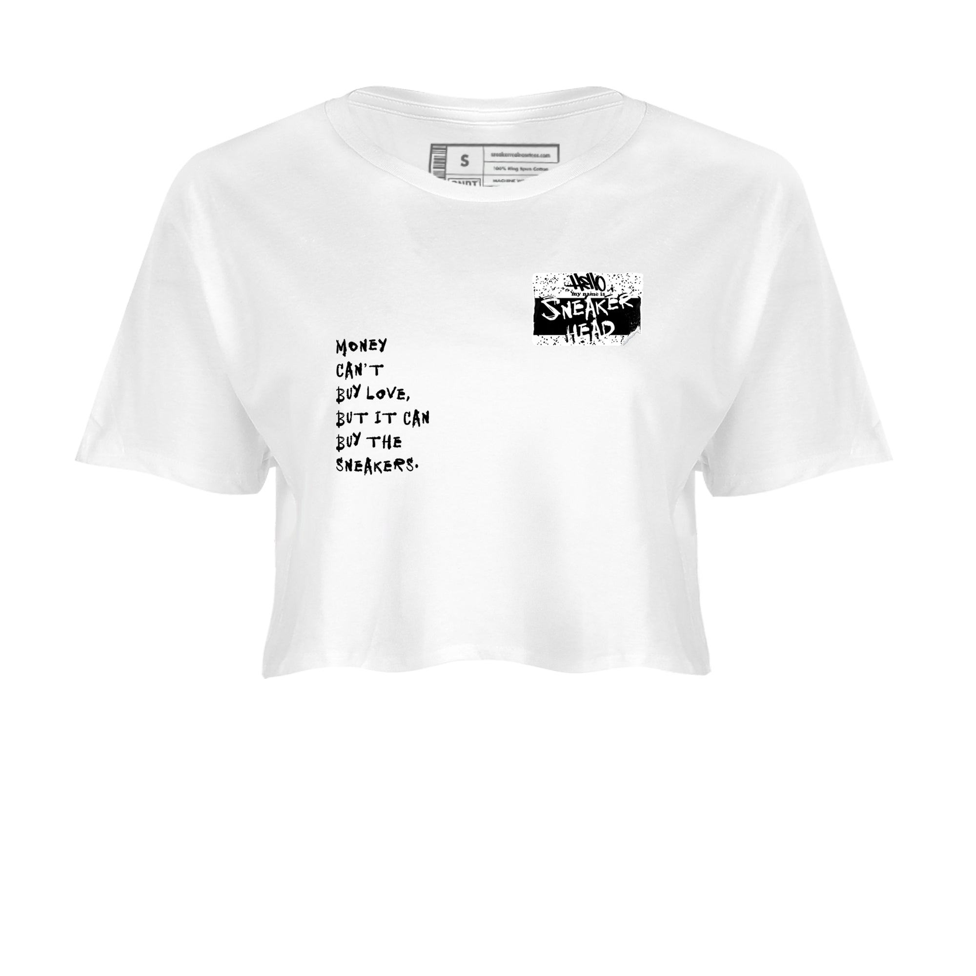 snkmatch Badge snkmatch Women's Top - Air Jordan 5 White Black