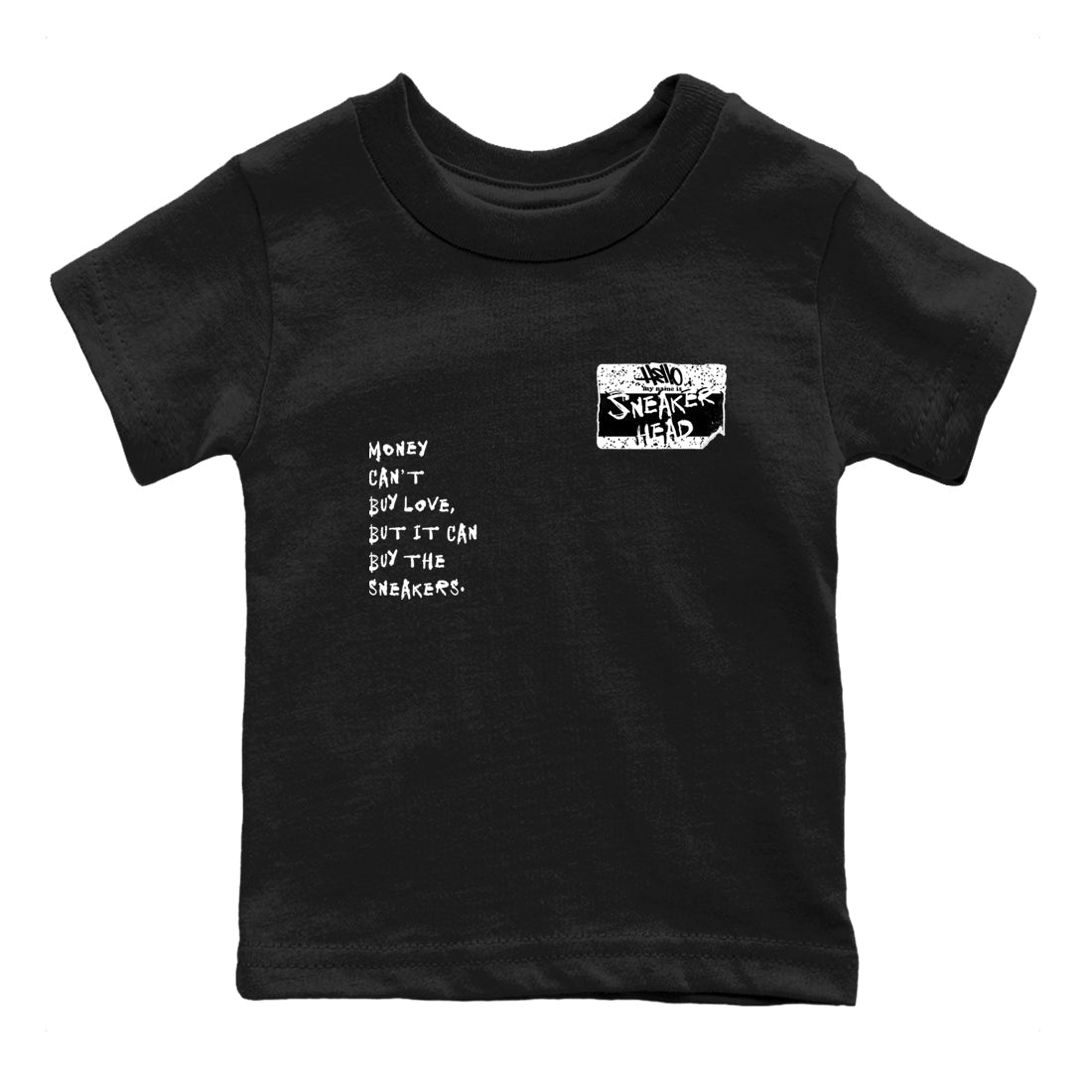 snkmatch Badge snkmatch Tees Kids - Air Jordan 5 White Black