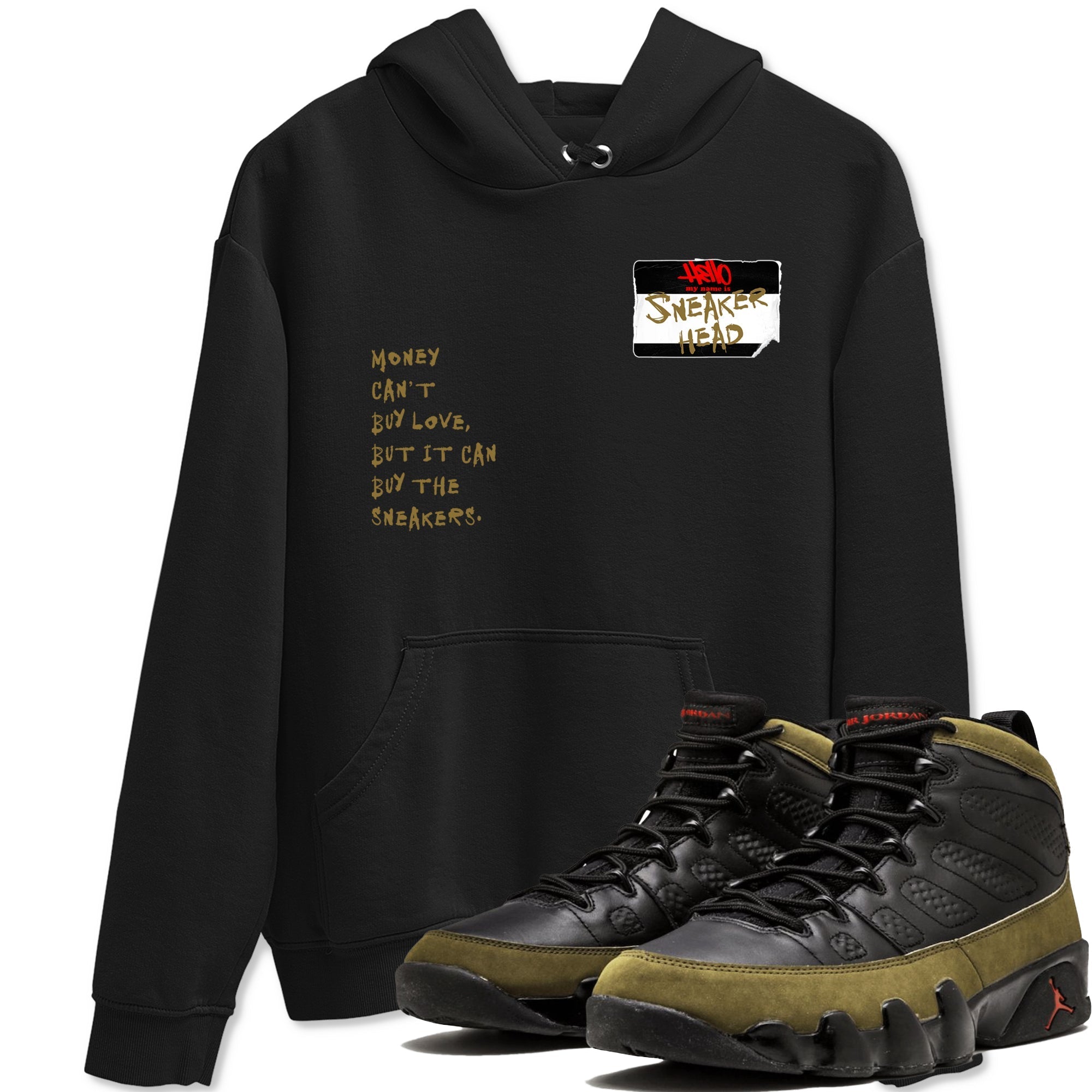snkmatch Badge snkmatch Tees - Air Jordan 9 Olive
