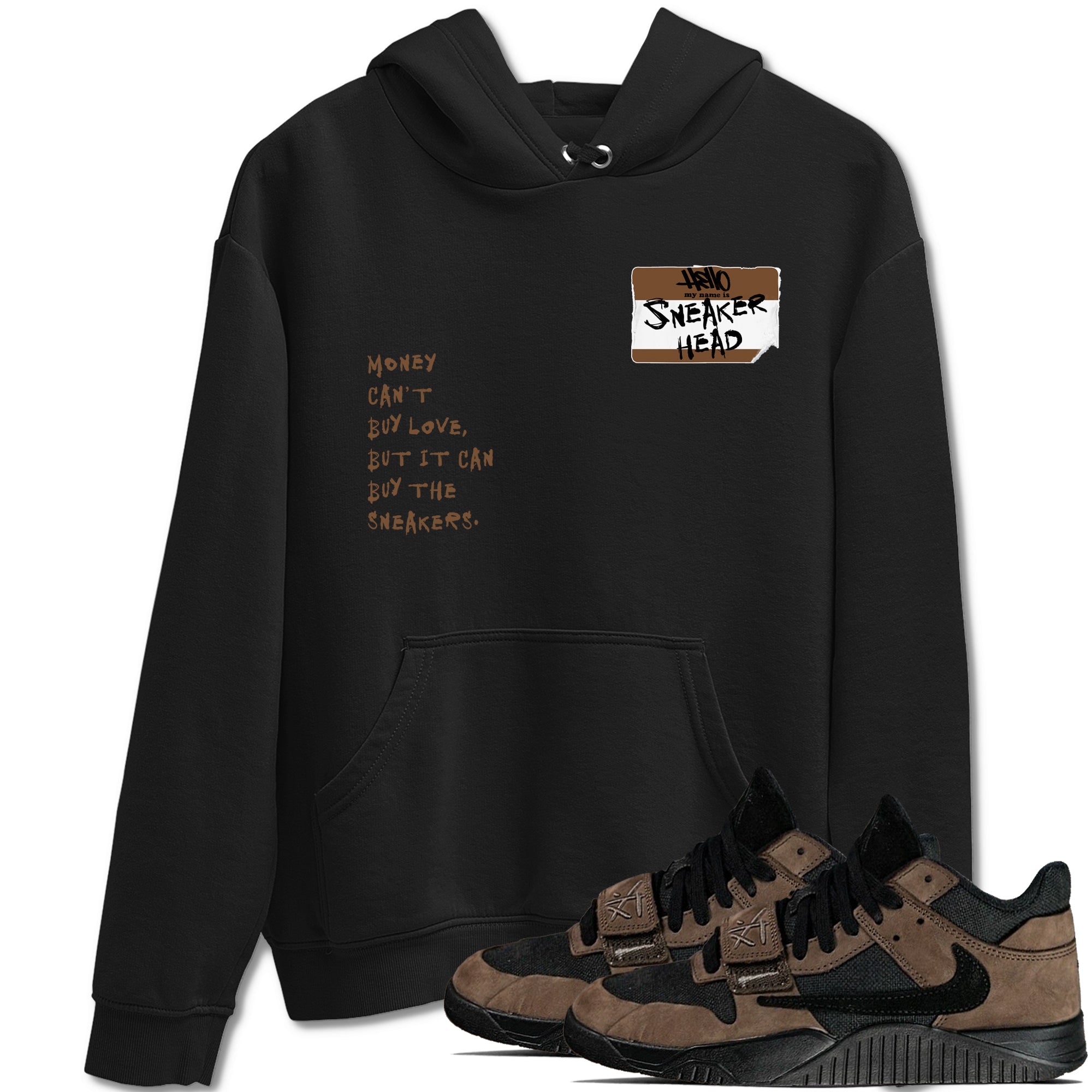 snkmatch Badge snkmatch Tees - Jordan Jumpman Jack Travis Scott Dark Mocha