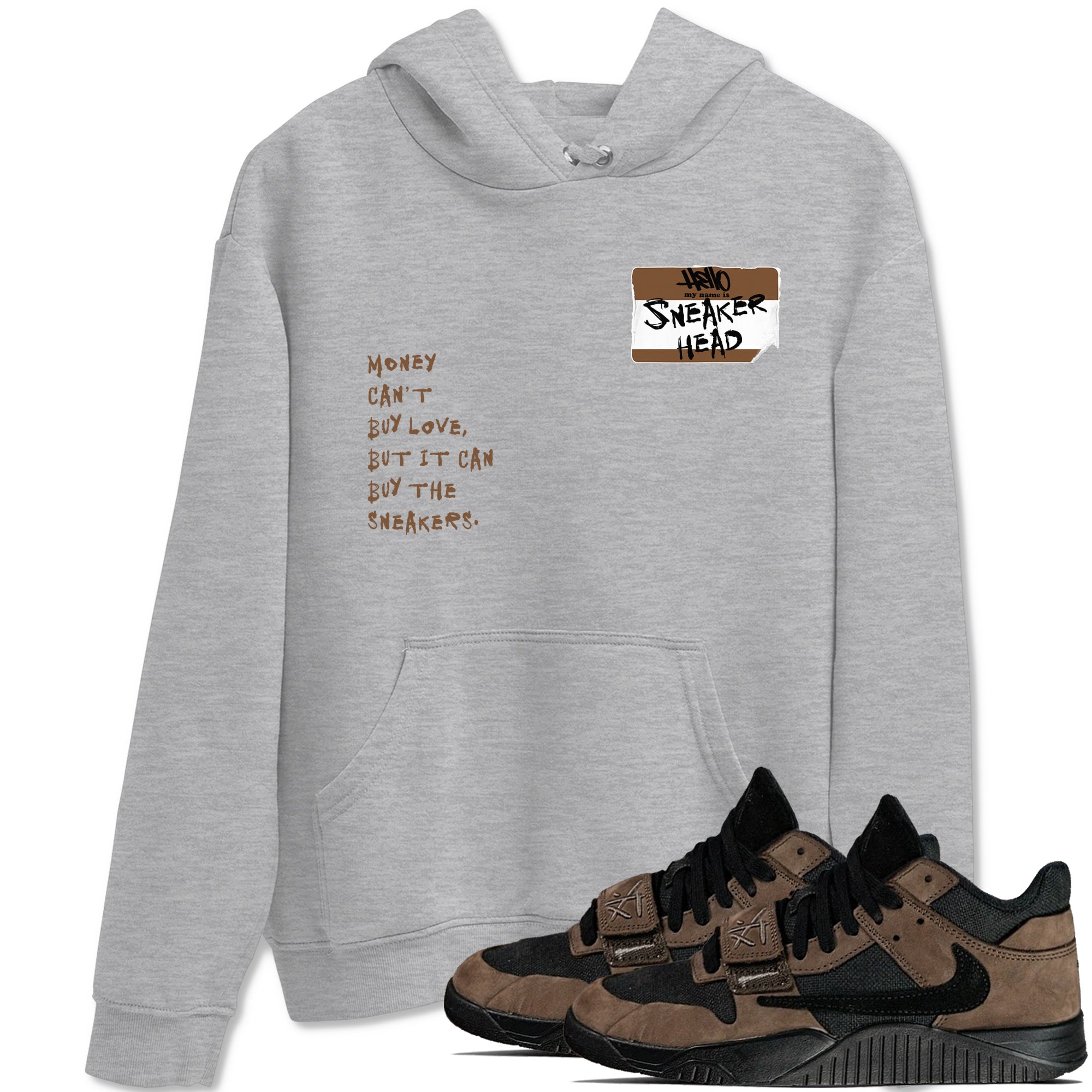 snkmatch Badge snkmatch Tees - Jordan Jumpman Jack Travis Scott Dark Mocha