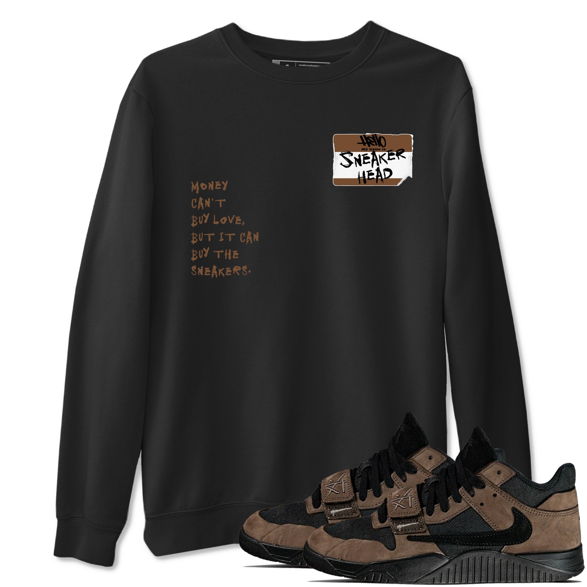 snkmatch Badge snkmatch Tees - Jordan Jumpman Jack Travis Scott Dark Mocha