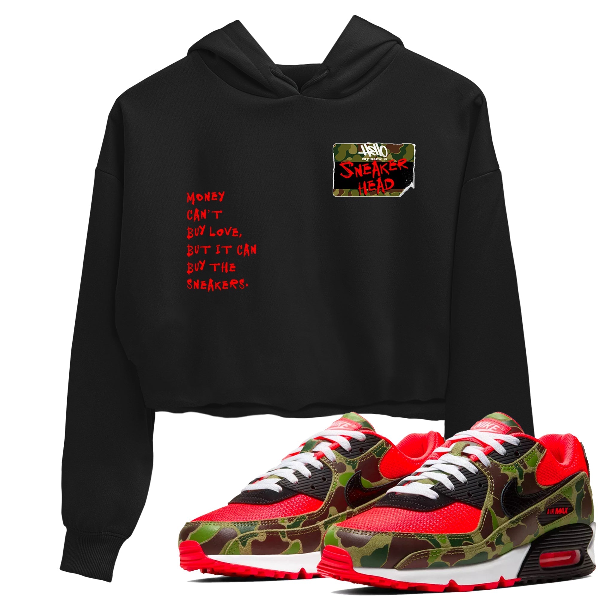 snkmatch Badge snkmatch Women's Top - Air Max 90 Reverse Duck Camo