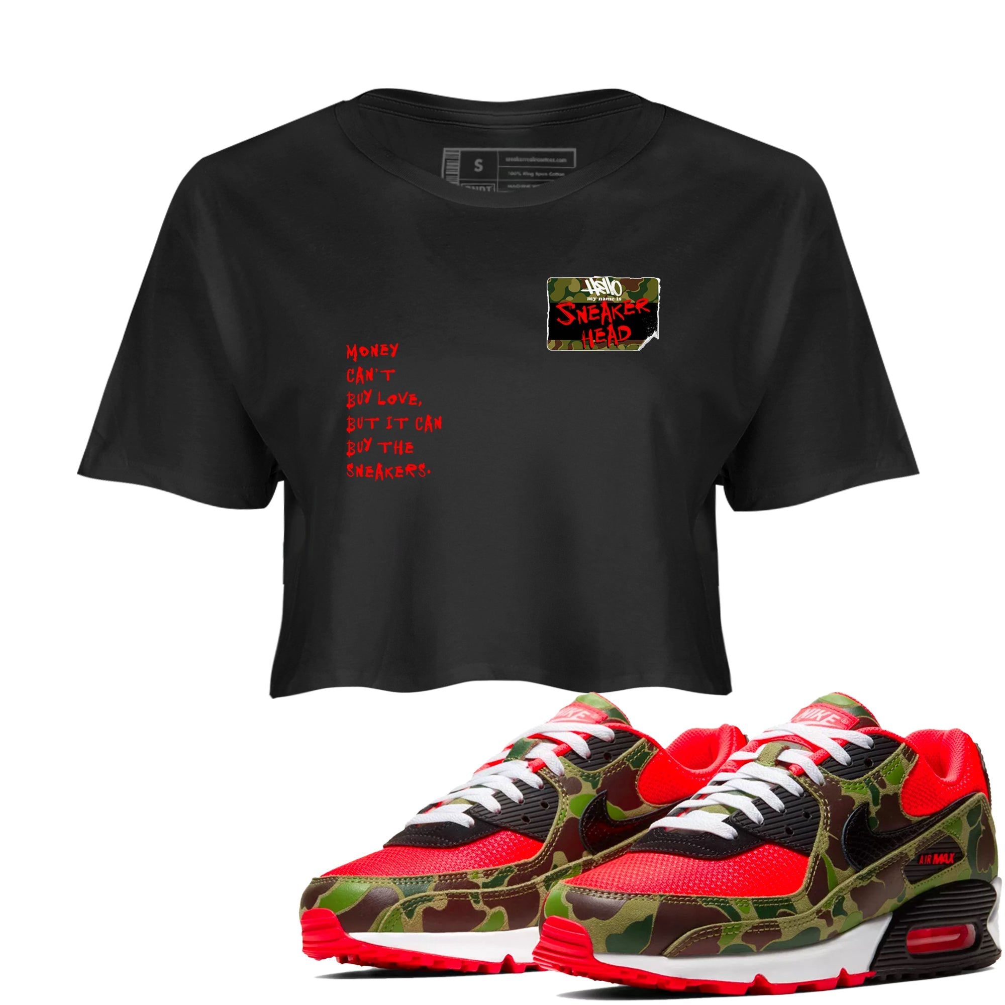 snkmatch Badge snkmatch Women's Top - Air Max 90 Reverse Duck Camo