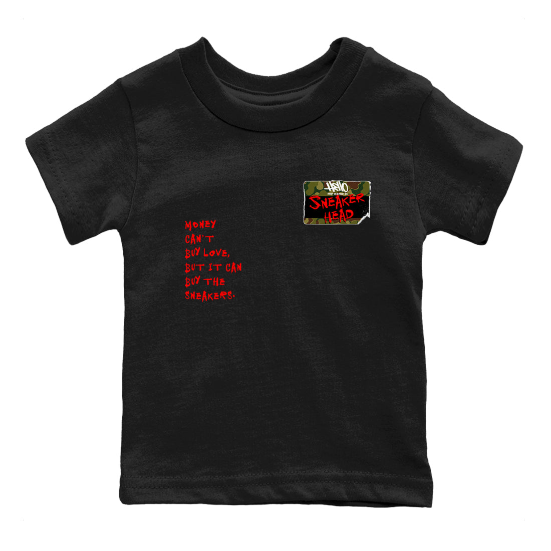 Sneakerhead Badge SNRT Sneaker Tees Kids - Air Max 90 Reverse Duck Camo
