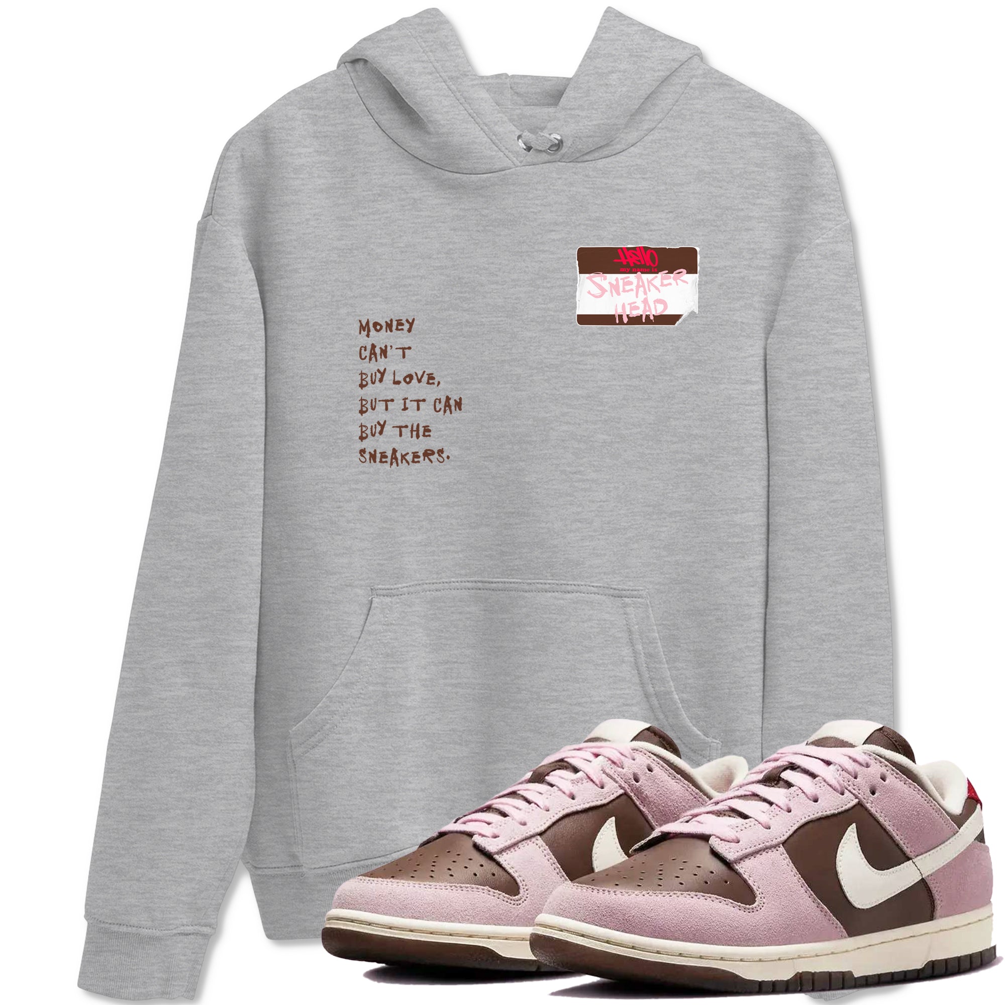 snkmatch Badge snkmatch Tees - Dunk Cacao Wow And Pink Foam