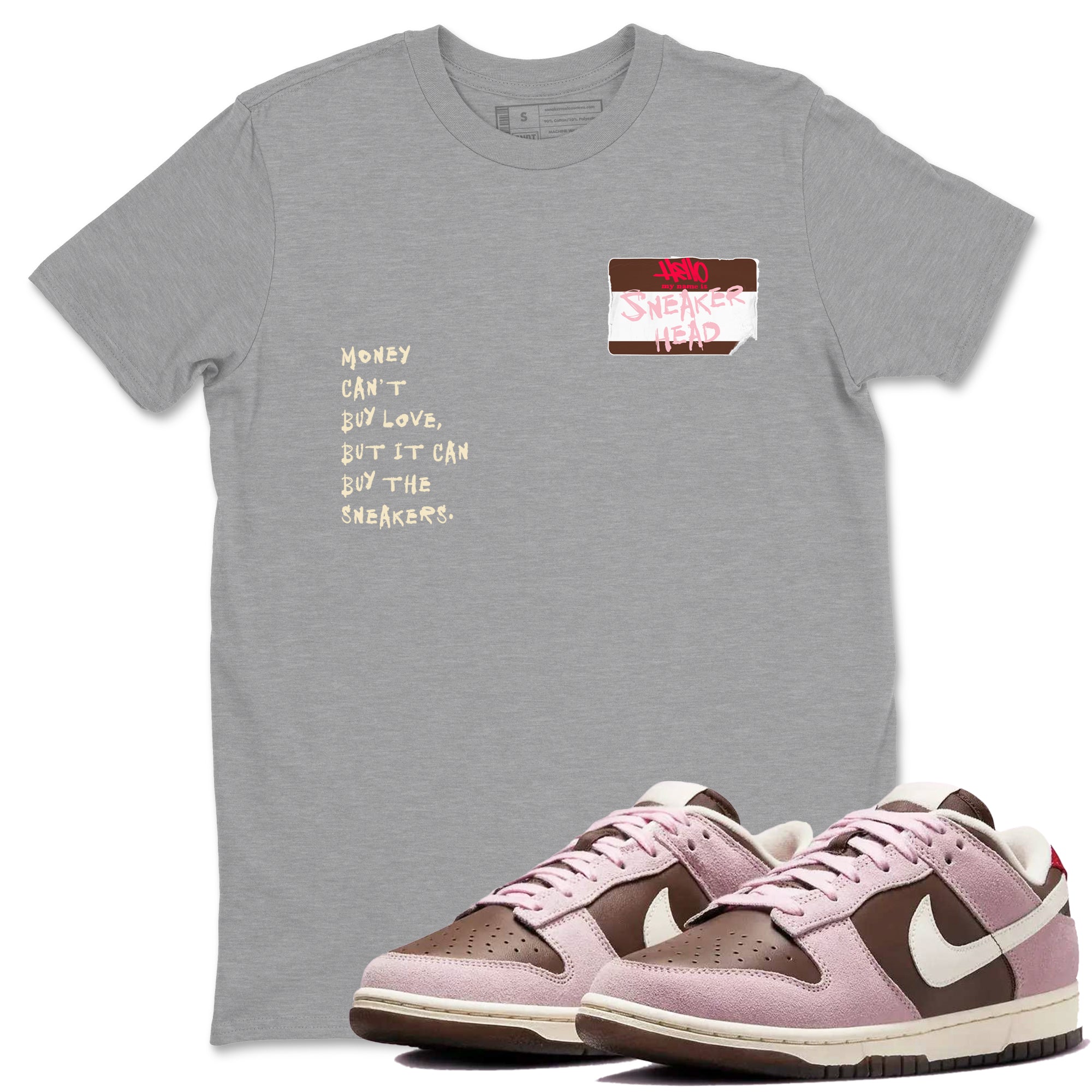 snkmatch Badge snkmatch Tees - Dunk Cacao Wow And Pink Foam