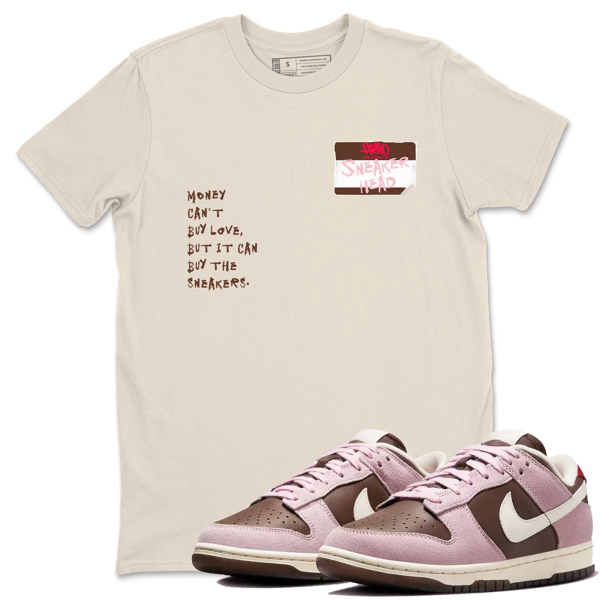 snkmatch Badge snkmatch Tees - Dunk Cacao Wow And Pink Foam