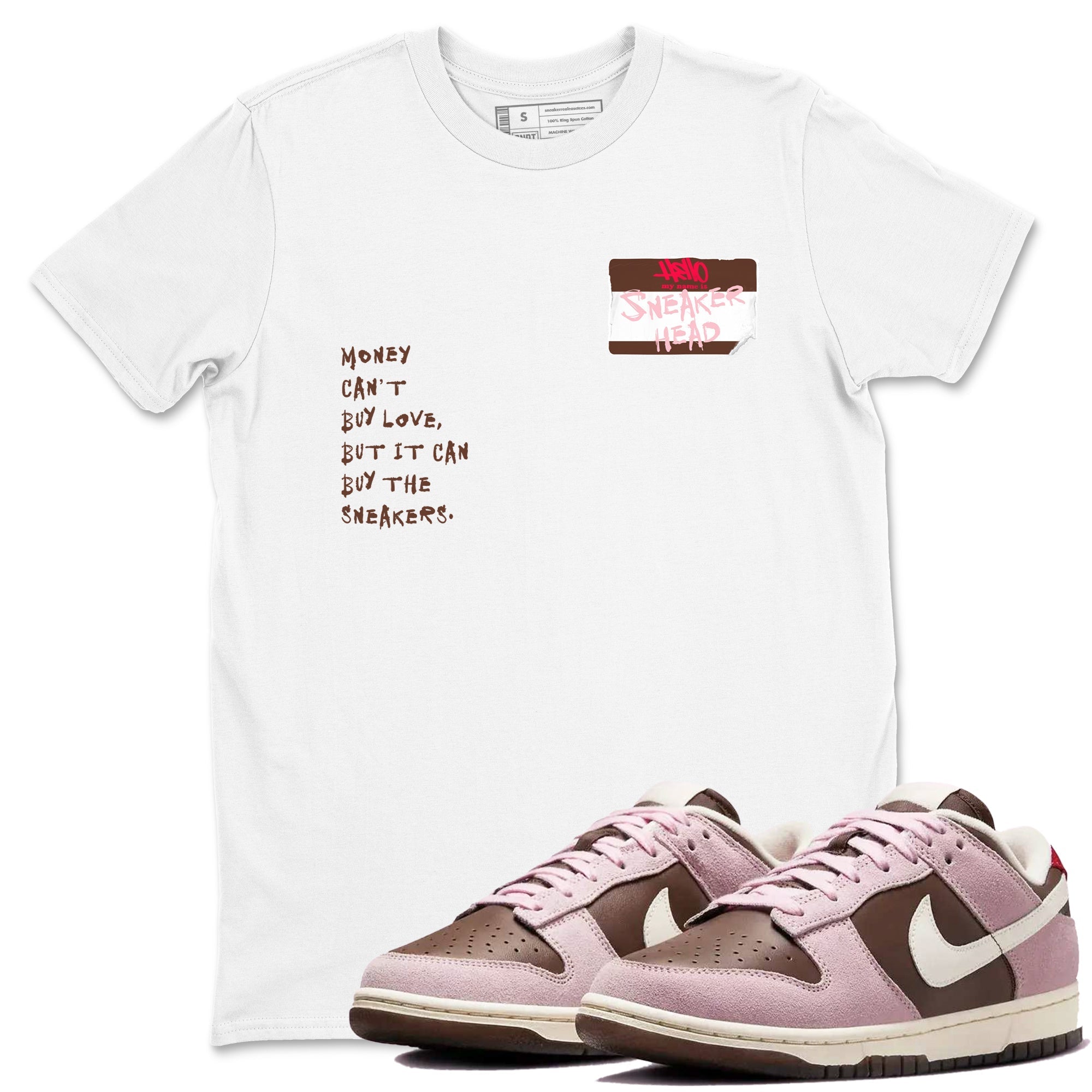 snkmatch Badge snkmatch Tees - Dunk Cacao Wow And Pink Foam