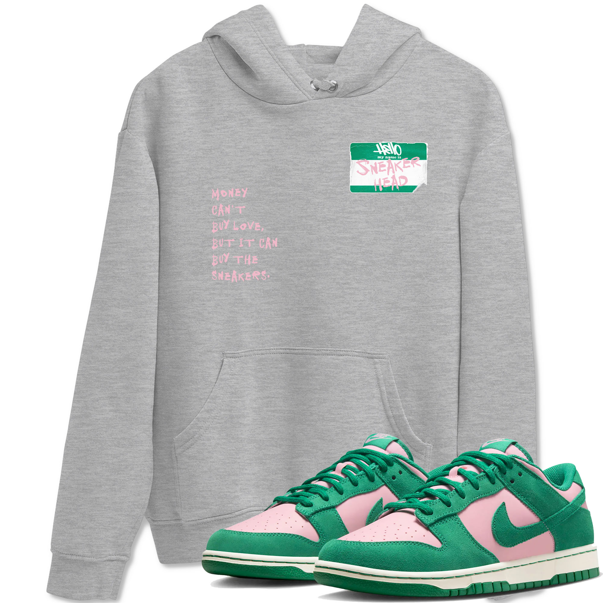 snkmatch Badge snkmatch Tees - Dunk Medium Soft Pink Malachite