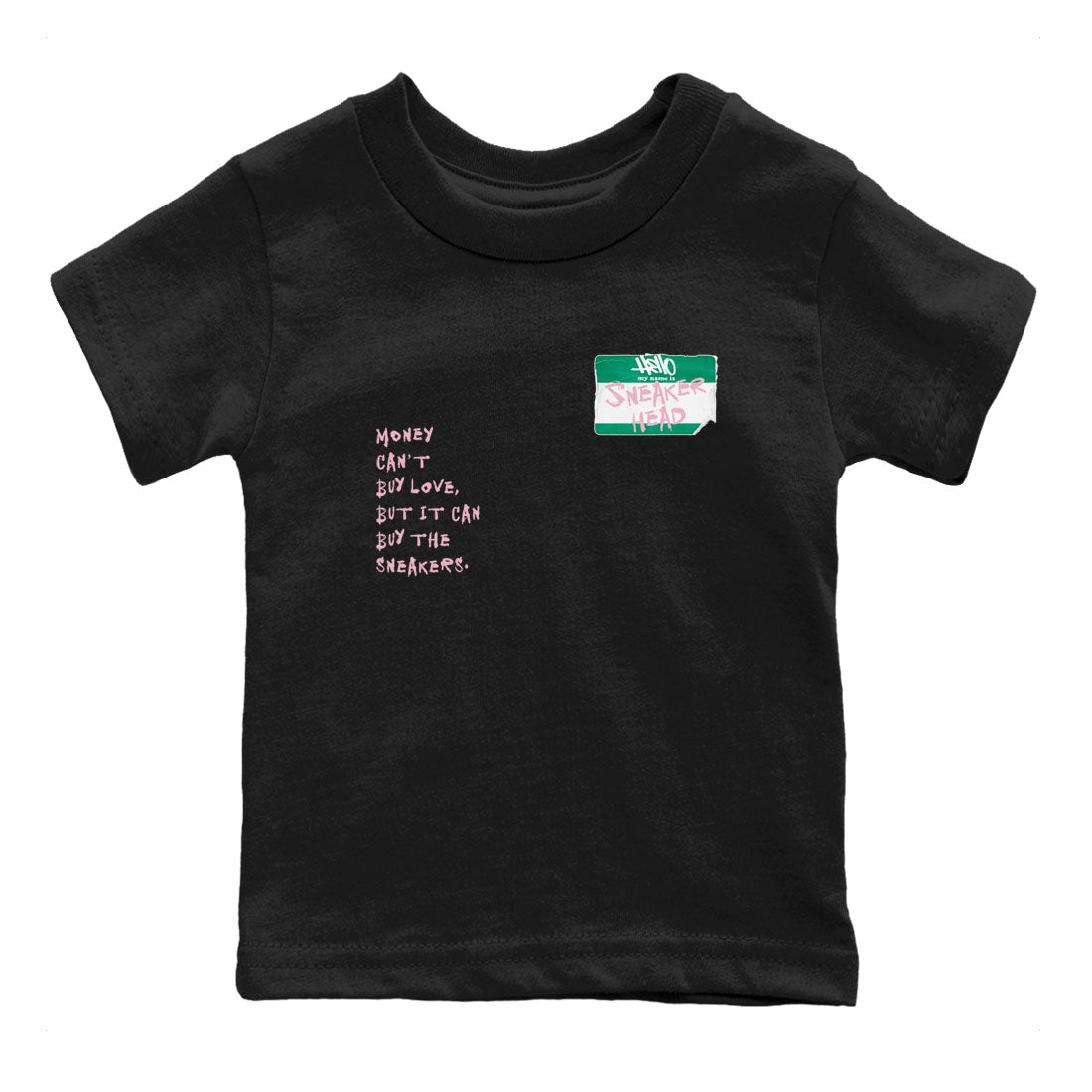 snkmatch Badge snkmatch Tees Kids - Dunk Medium Soft Pink Malachite