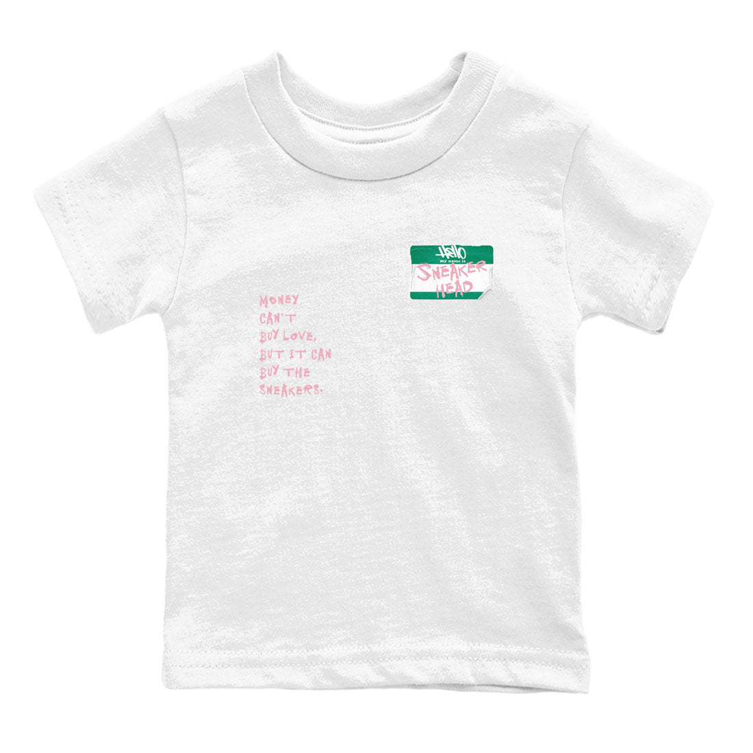 snkmatch Badge snkmatch Tees Kids - Dunk Medium Soft Pink Malachite