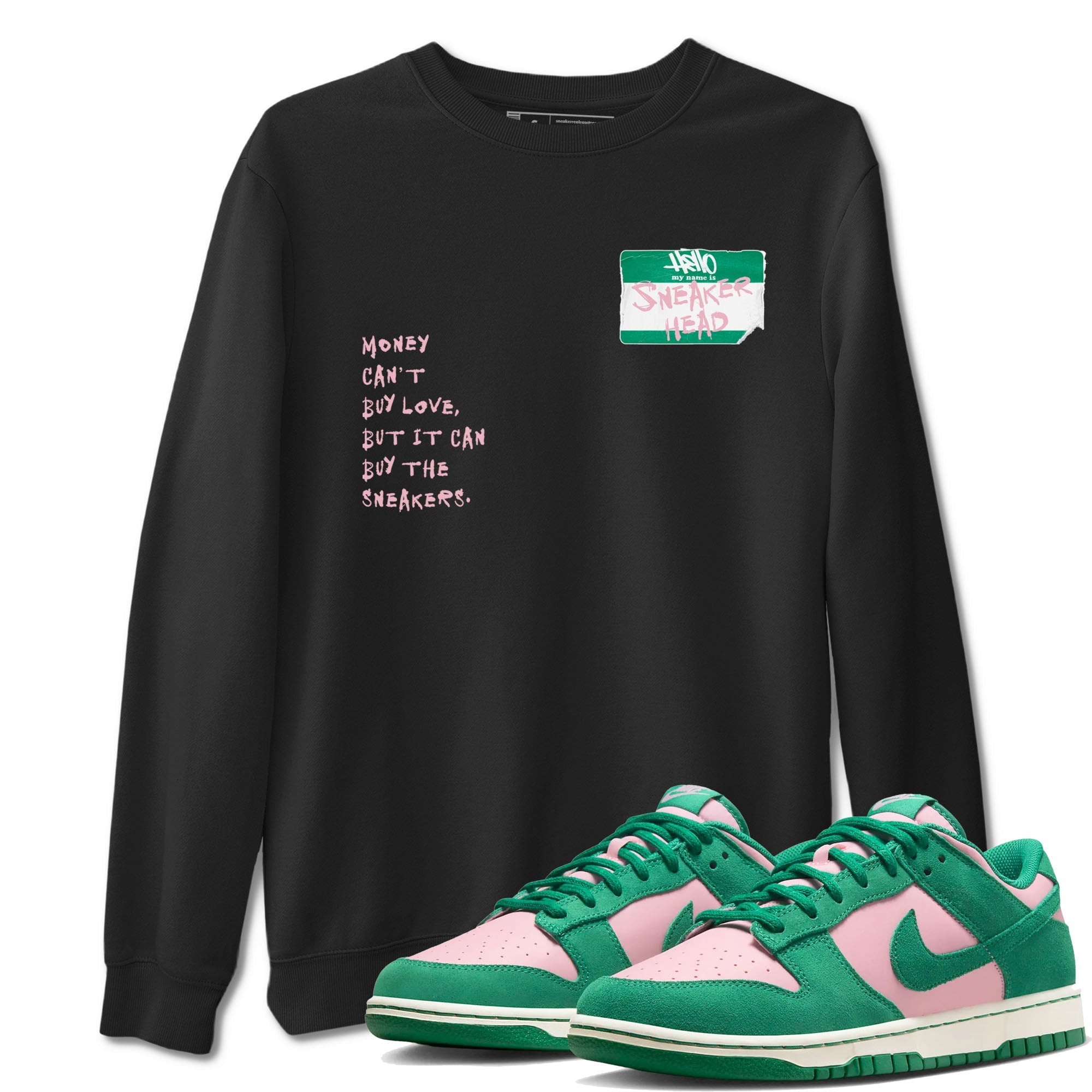 snkmatch Badge snkmatch Tees - Dunk Medium Soft Pink Malachite