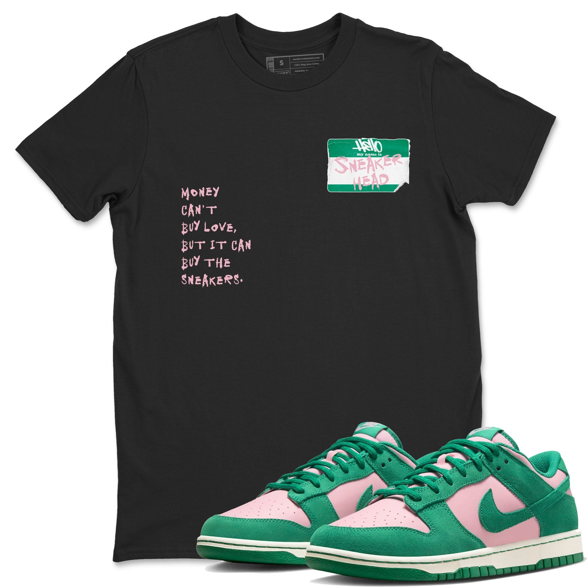 snkmatch Badge snkmatch Tees - Dunk Medium Soft Pink Malachite