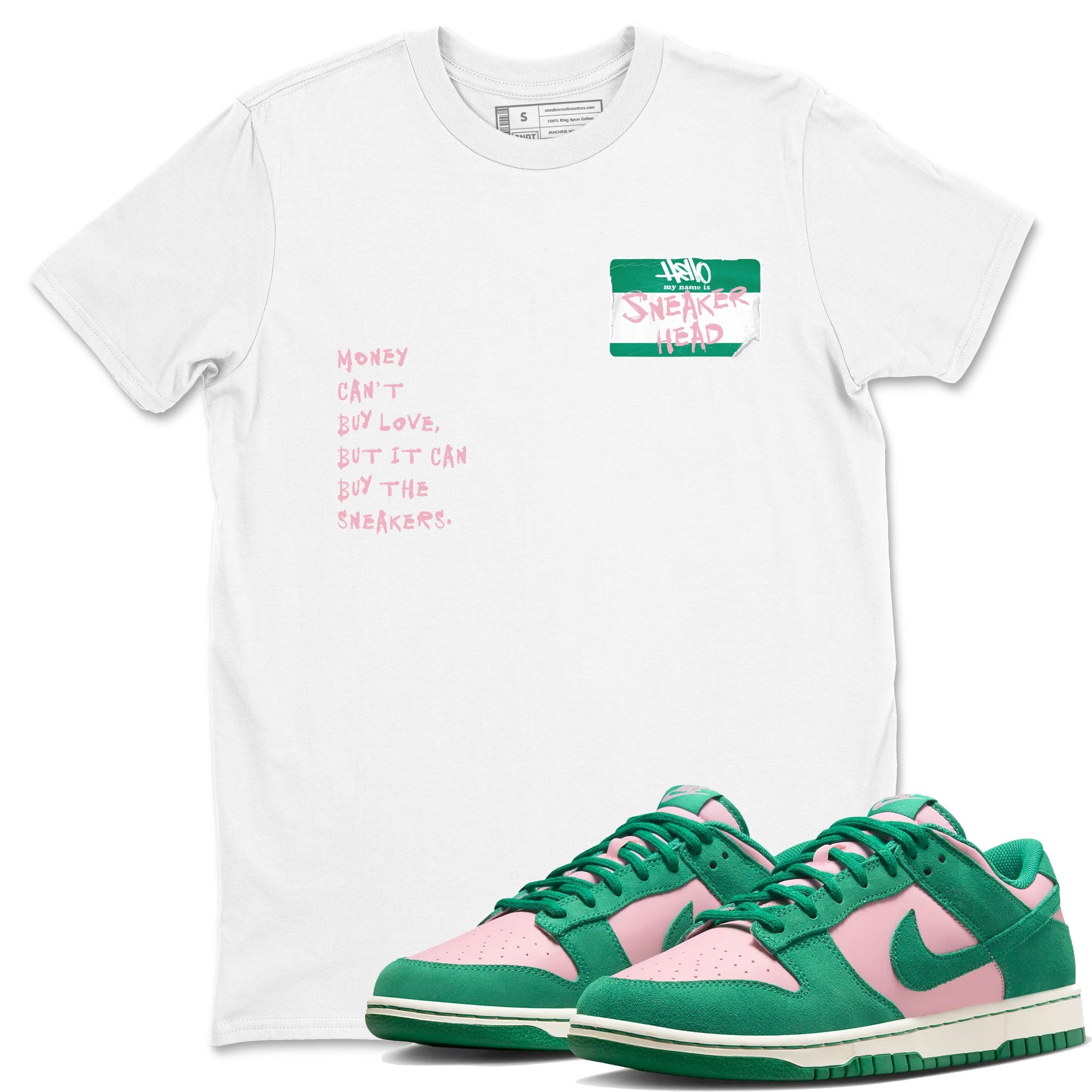 snkmatch Badge snkmatch Tees - Dunk Medium Soft Pink Malachite