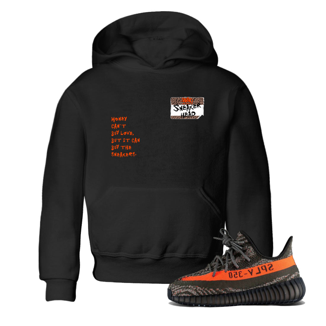 snkmatch Badge snkmatch Tees Kids - Yeezy 350 Carbon Beluga
