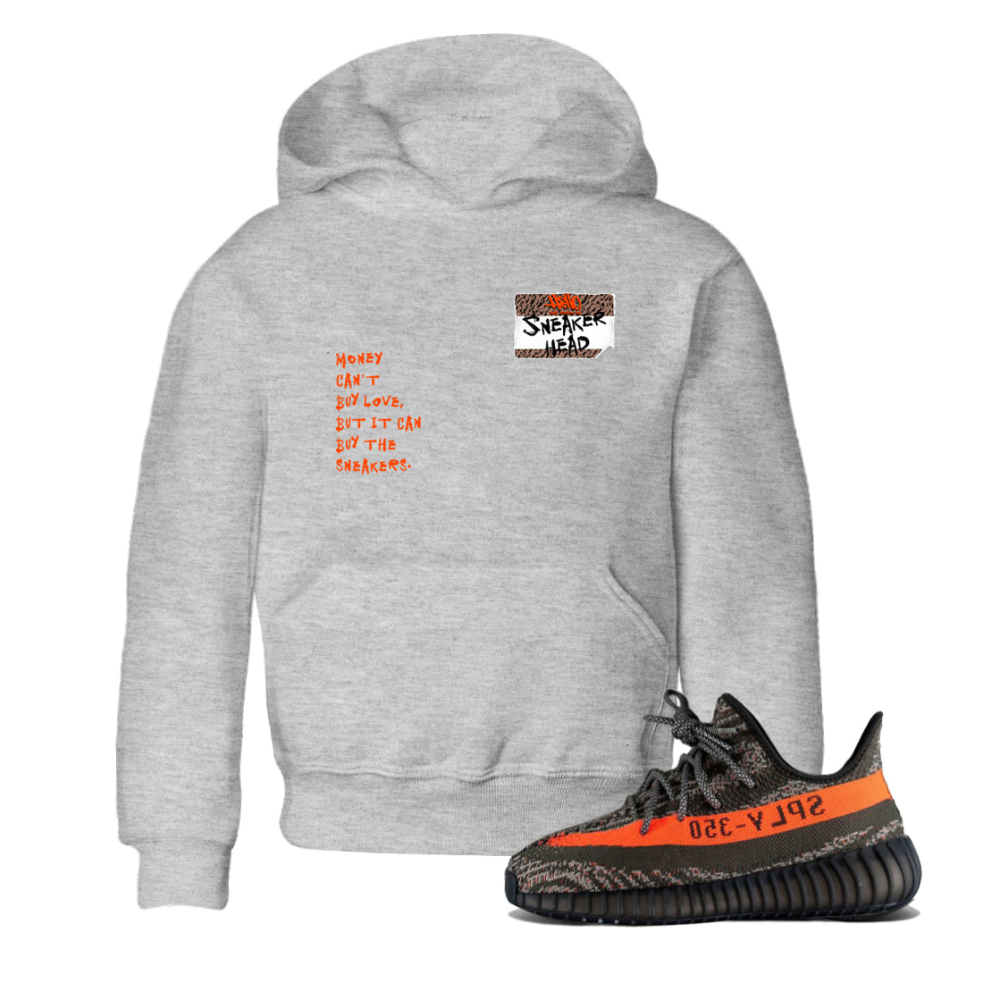 snkmatch Badge snkmatch Tees Kids - Yeezy 350 Carbon Beluga