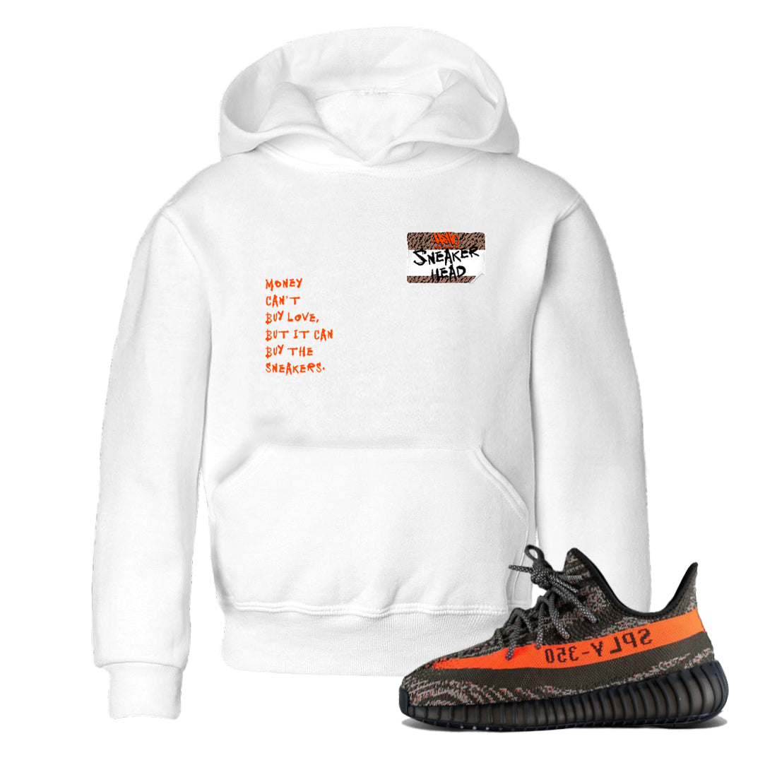 snkmatch Badge snkmatch Tees Kids - Yeezy 350 Carbon Beluga