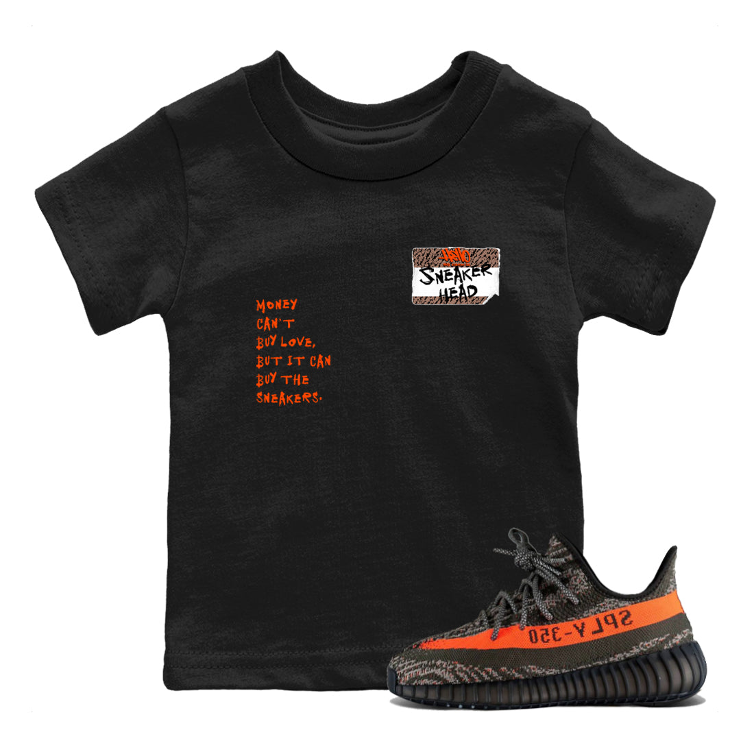 snkmatch Badge snkmatch Tees Kids - Yeezy 350 Carbon Beluga