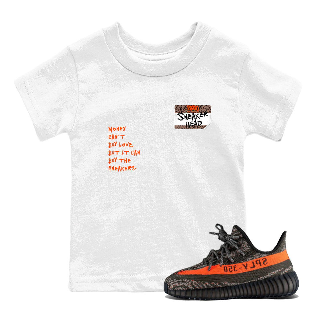 snkmatch Badge snkmatch Tees Kids - Yeezy 350 Carbon Beluga