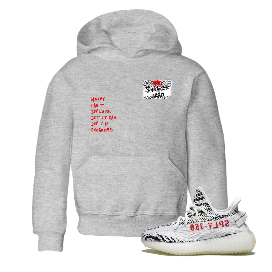 snkmatch Badge snkmatch Tees Kids - Yeezy 350 Zebra