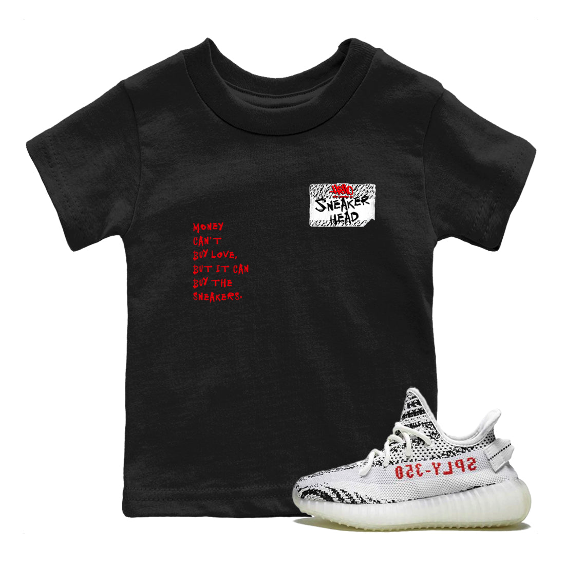 snkmatch Badge snkmatch Tees Kids - Yeezy 350 Zebra