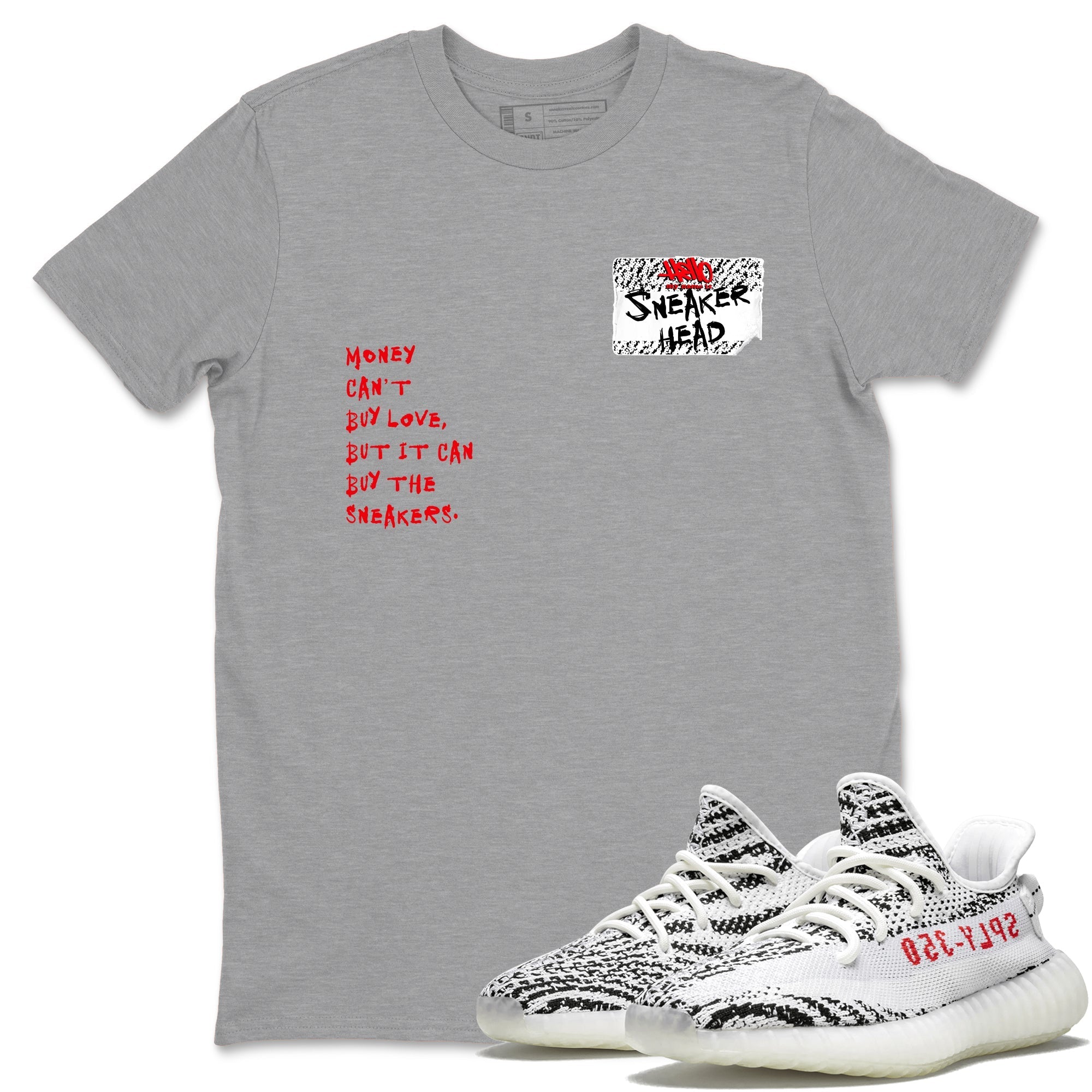 snkmatch Badge snkmatch Tees - Yeezy 350 Zebra