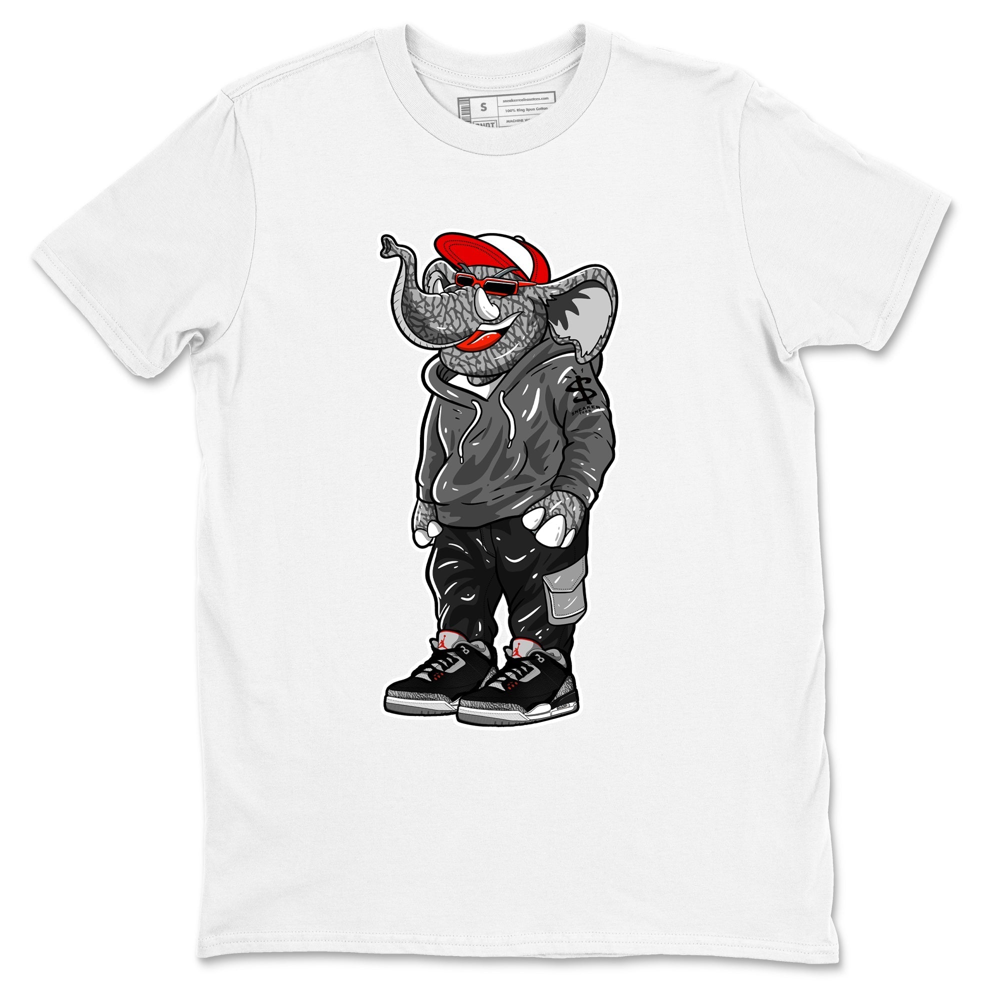 snkmatch Elephant snkmatch Tees - Air Jordan 3 Black Cement
