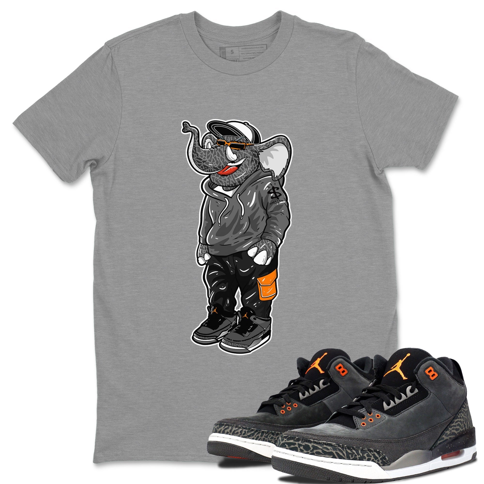 snkmatch Elephant snkmatch Tee - Air Jordan 3 Fear