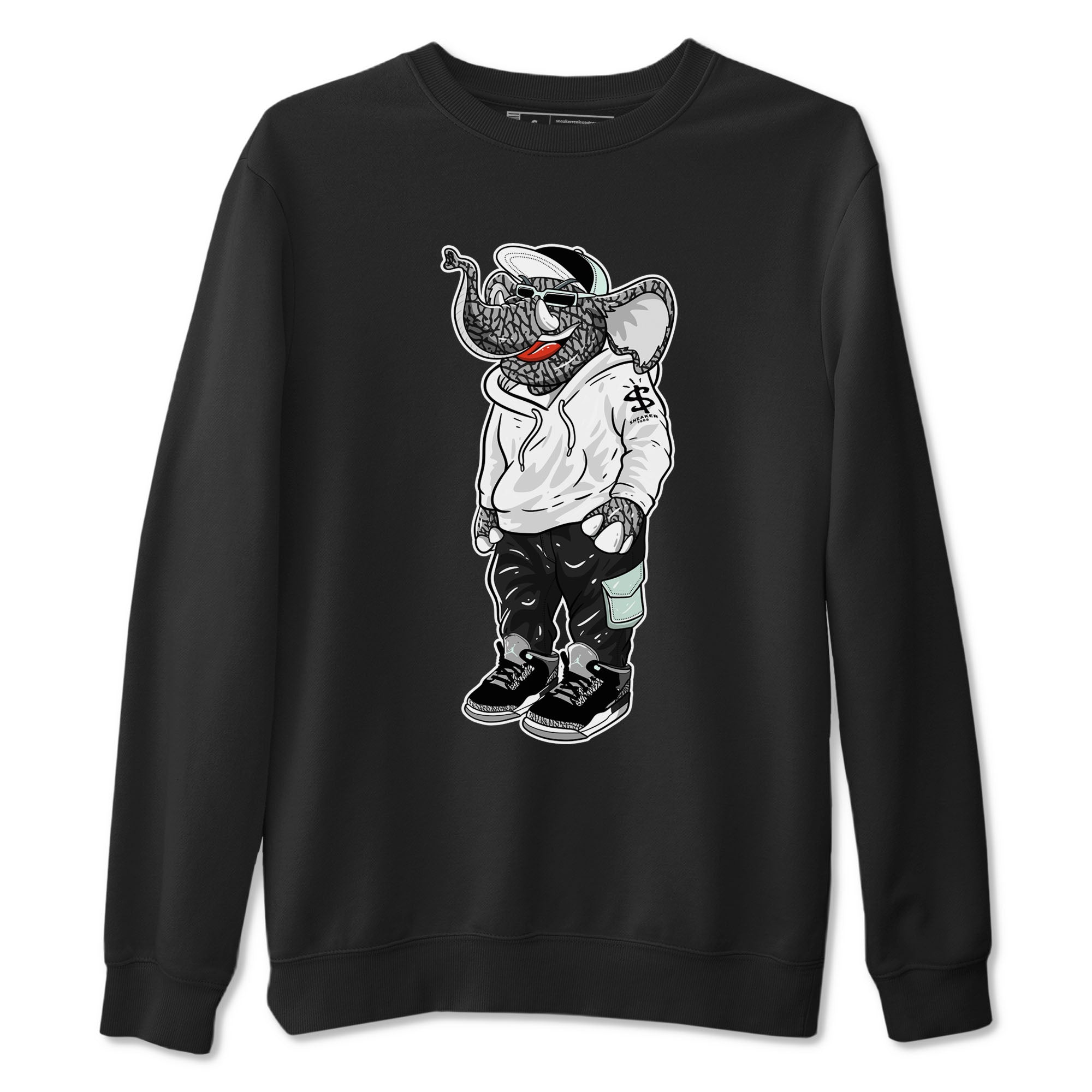 snkmatch Elephant snkmatch Tees - Air Jordan 3 Green Glow