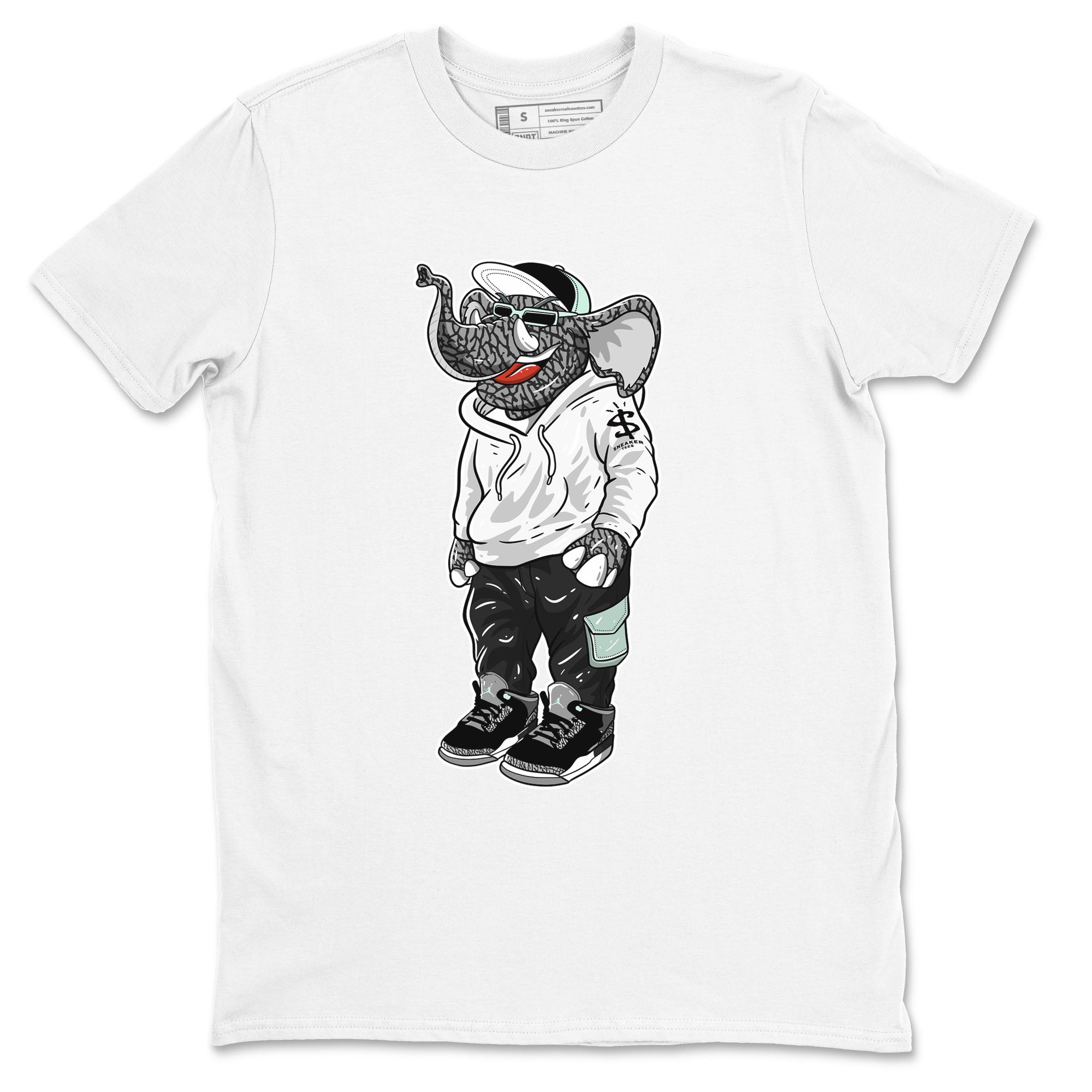 snkmatch Elephant snkmatch Tees - Air Jordan 3 Green Glow