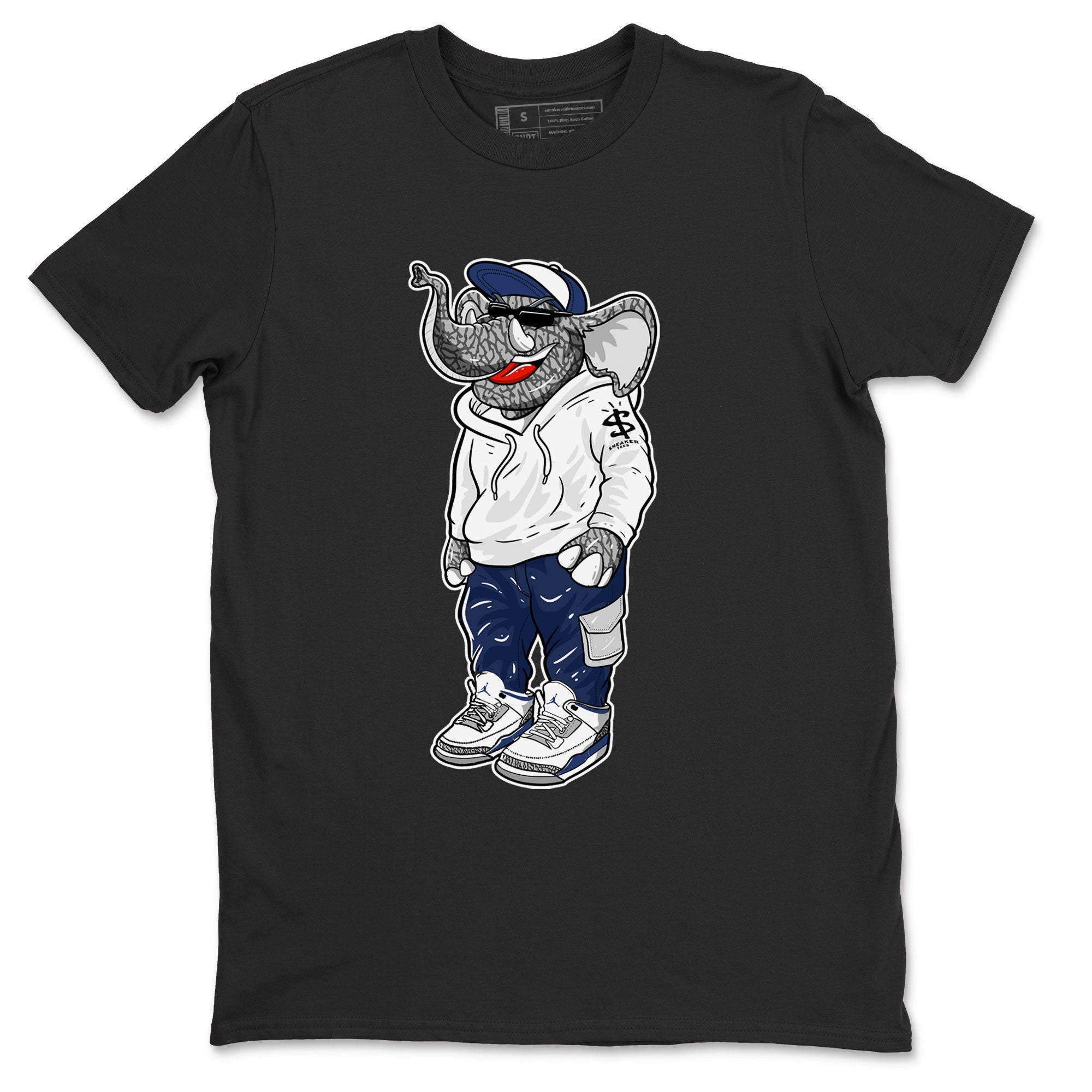 snkmatch Elephant snkmatch Tees - Air Jordan 3 Midnight Navy 2023