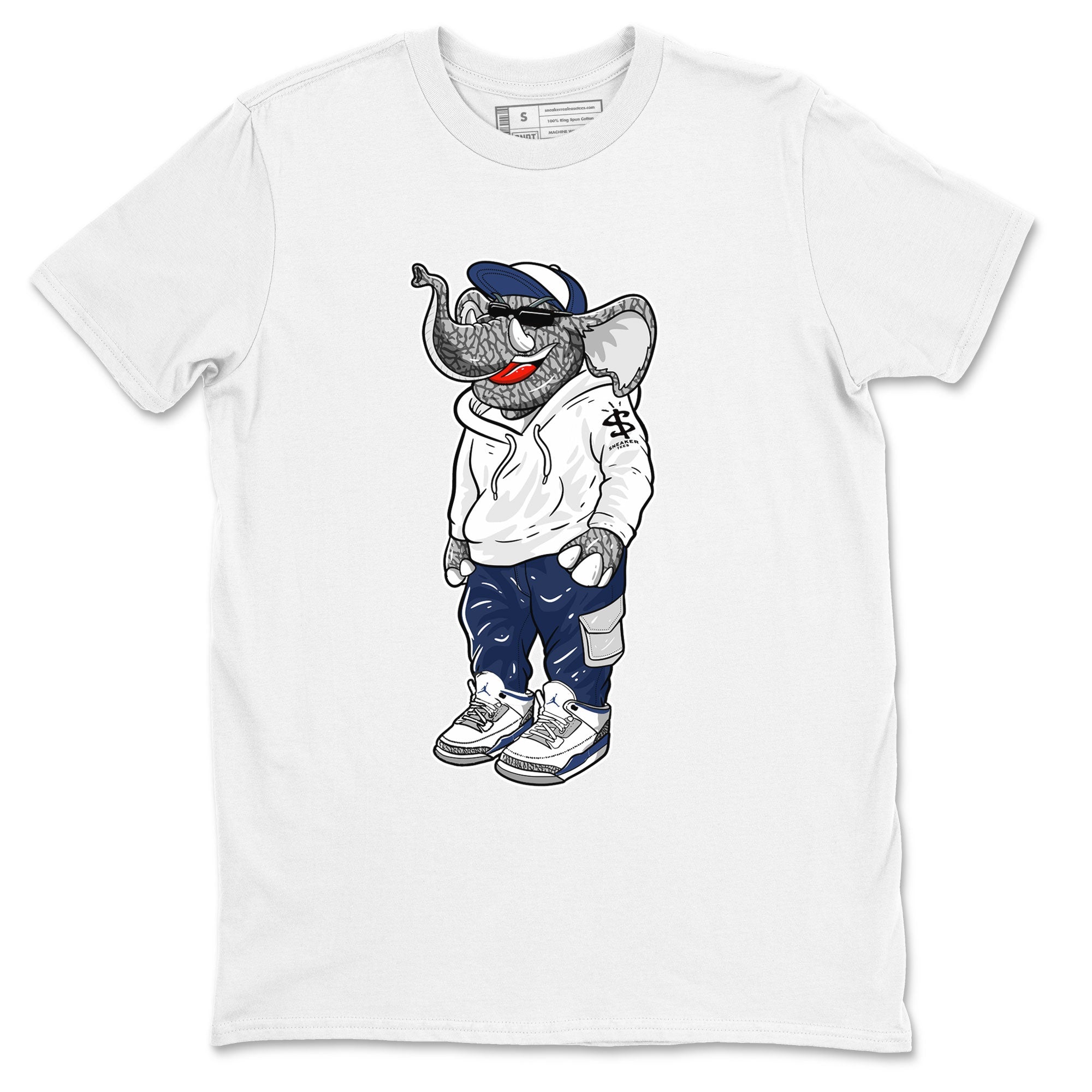snkmatch Elephant snkmatch Tees - Air Jordan 3 Midnight Navy 2023