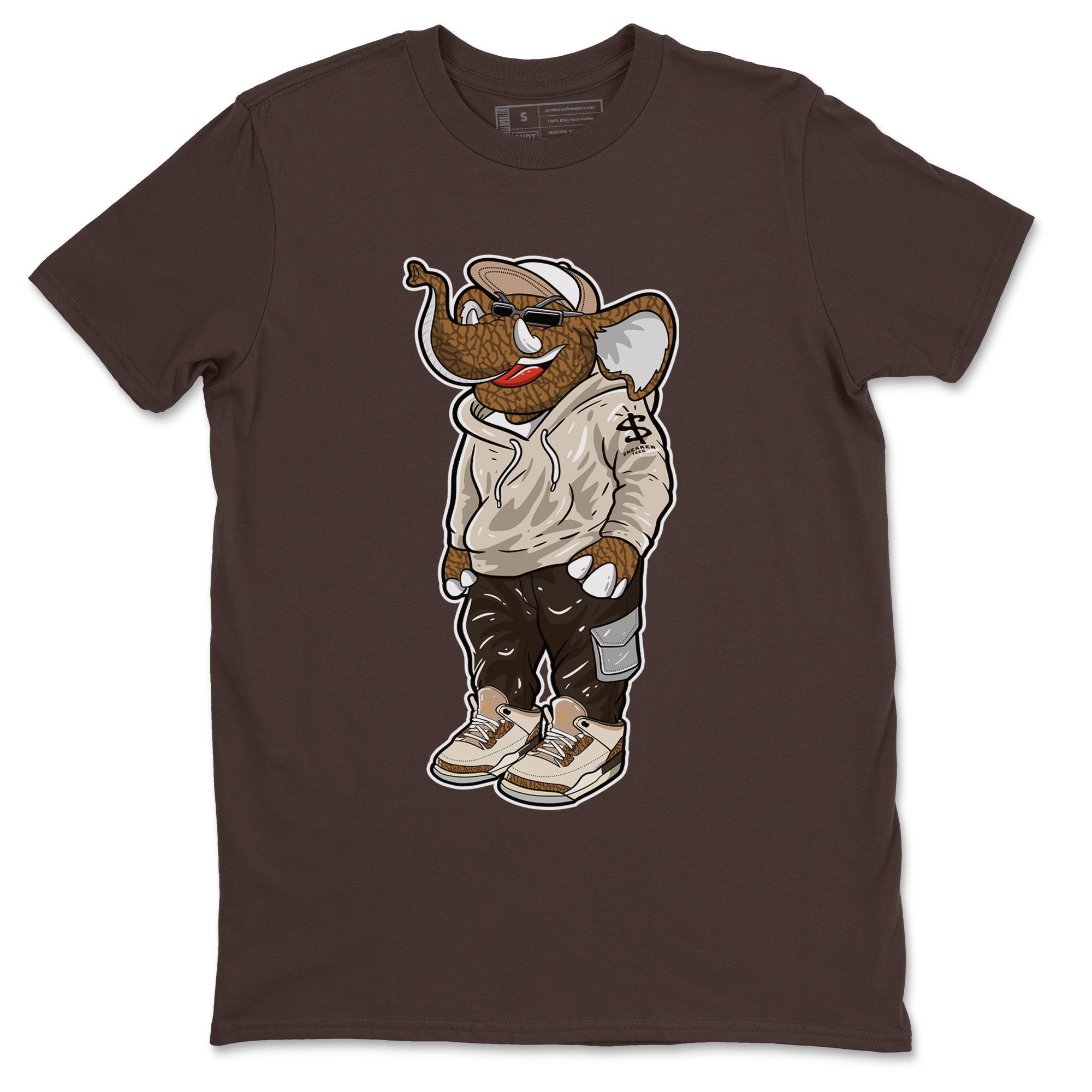 snkmatch Elephant Unisex Tops - Air Jordan 3 Palomino