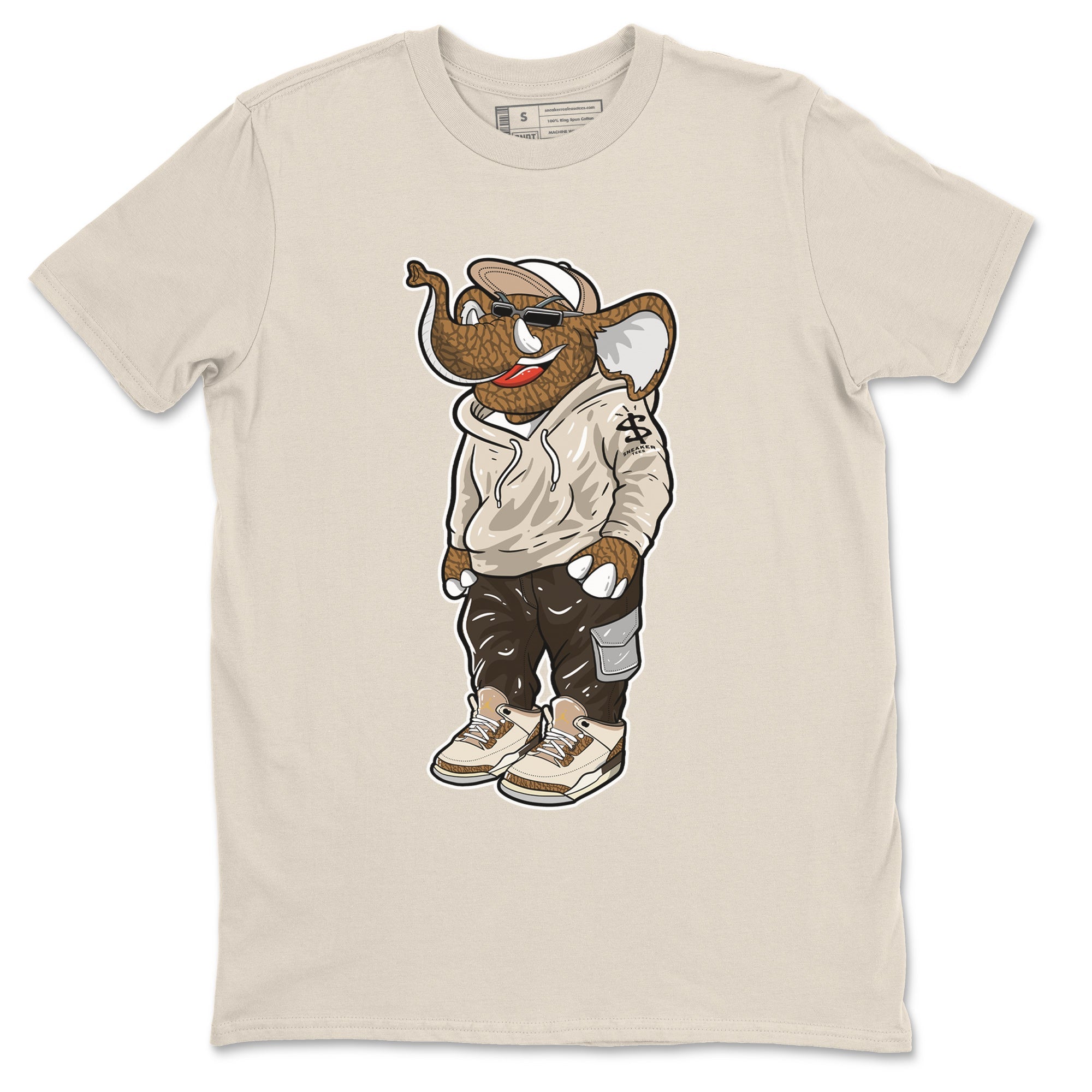snkmatch Elephant Unisex Tops - Air Jordan 3 Palomino
