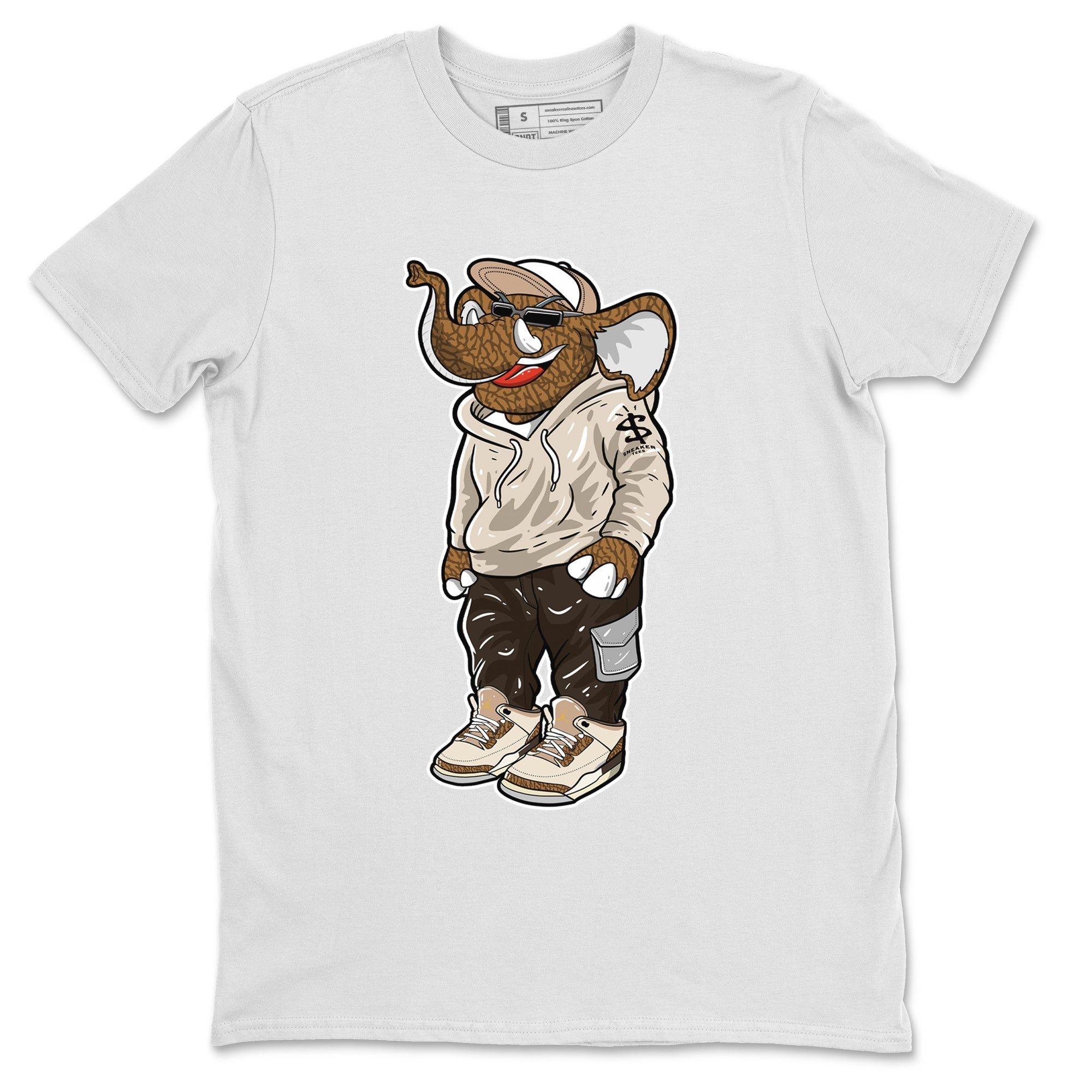 snkmatch Elephant Unisex Tops - Air Jordan 3 Palomino