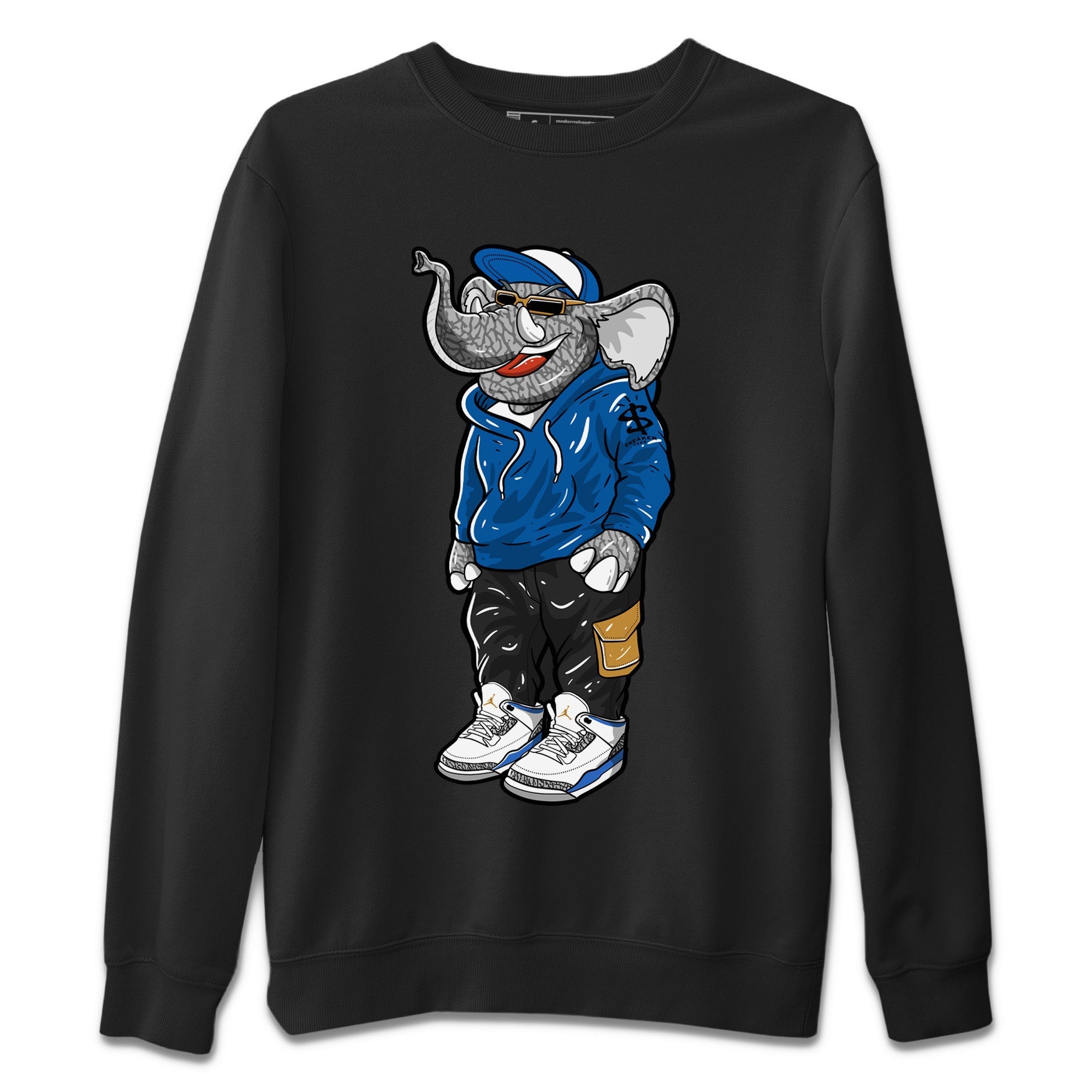 snkmatch Elephant Unisex Tops - Air Jordan 3 Wizards