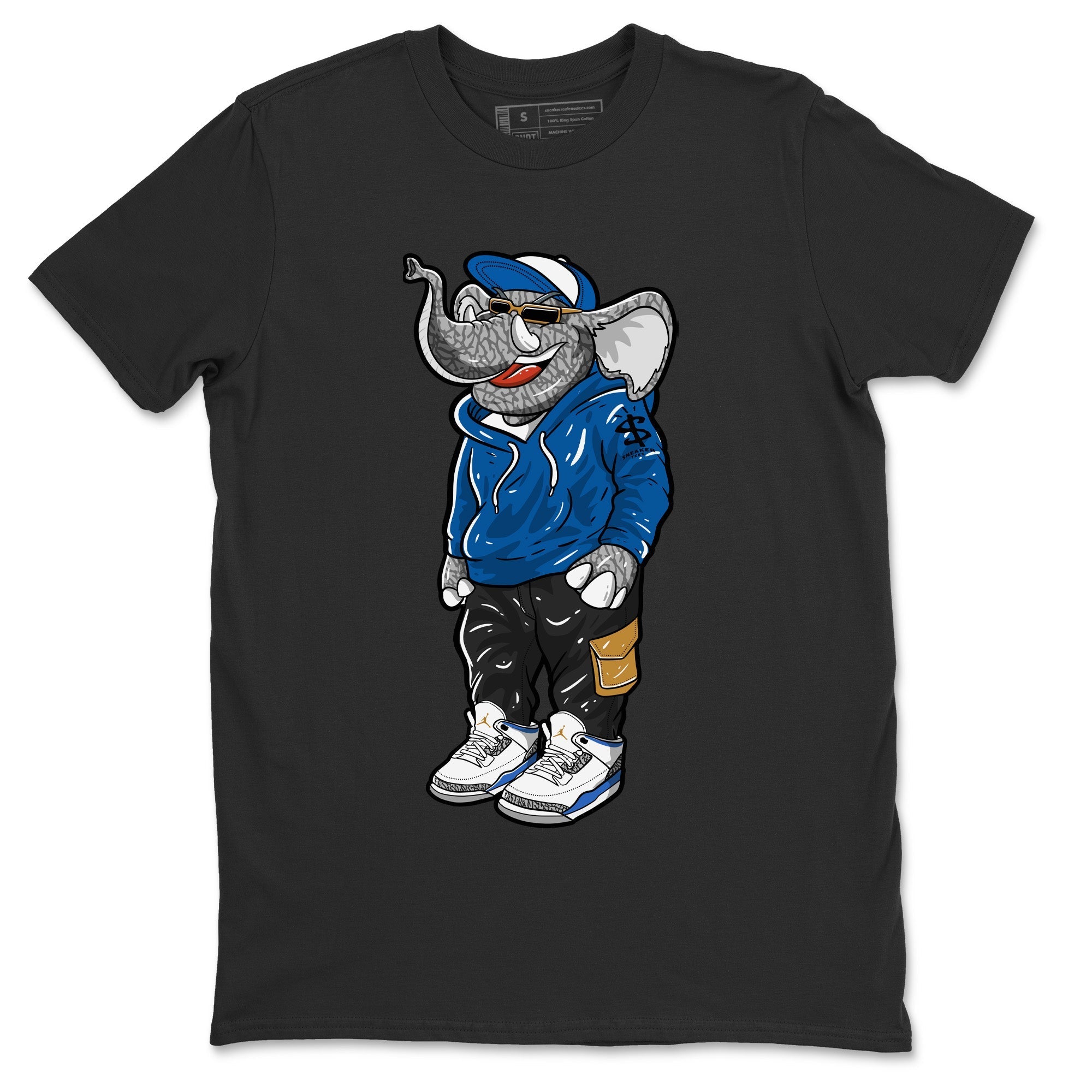 snkmatch Elephant Unisex Tops - Air Jordan 3 Wizards