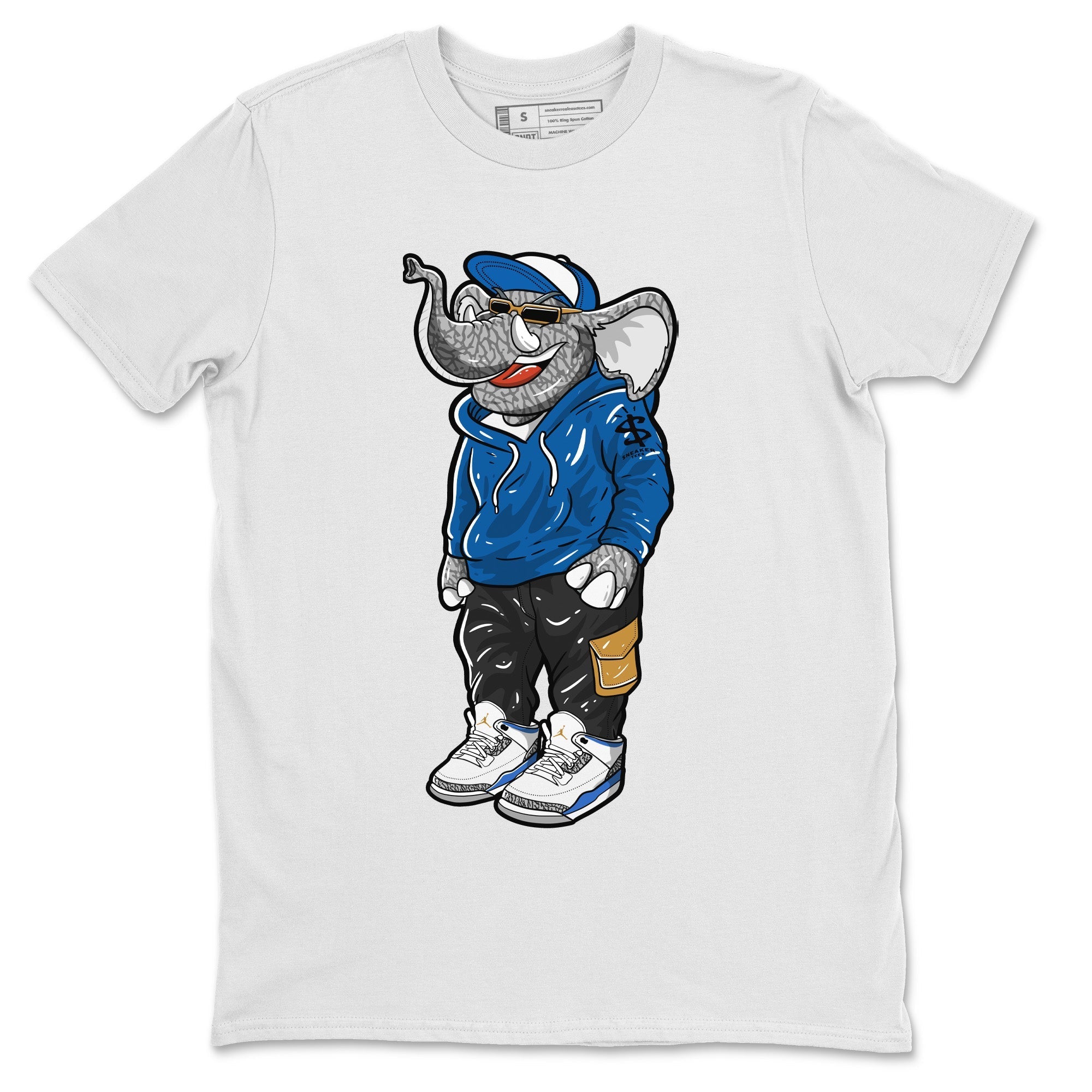 snkmatch Elephant Unisex Tops - Air Jordan 3 Wizards