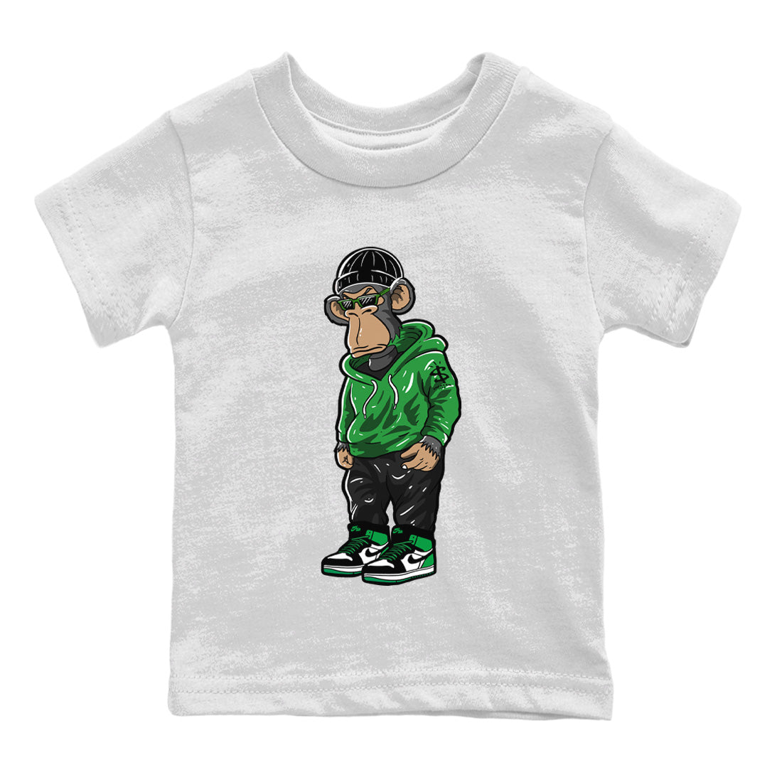 snkmatch Monkey Kids Tops - Air Jordan 1 Celtics