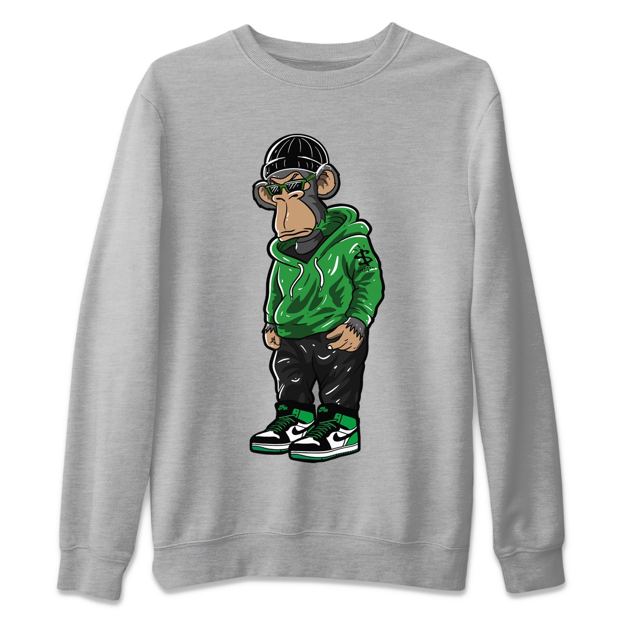 snkmatch Monkey Unisex Tops - Air Jordan 1 Celtics