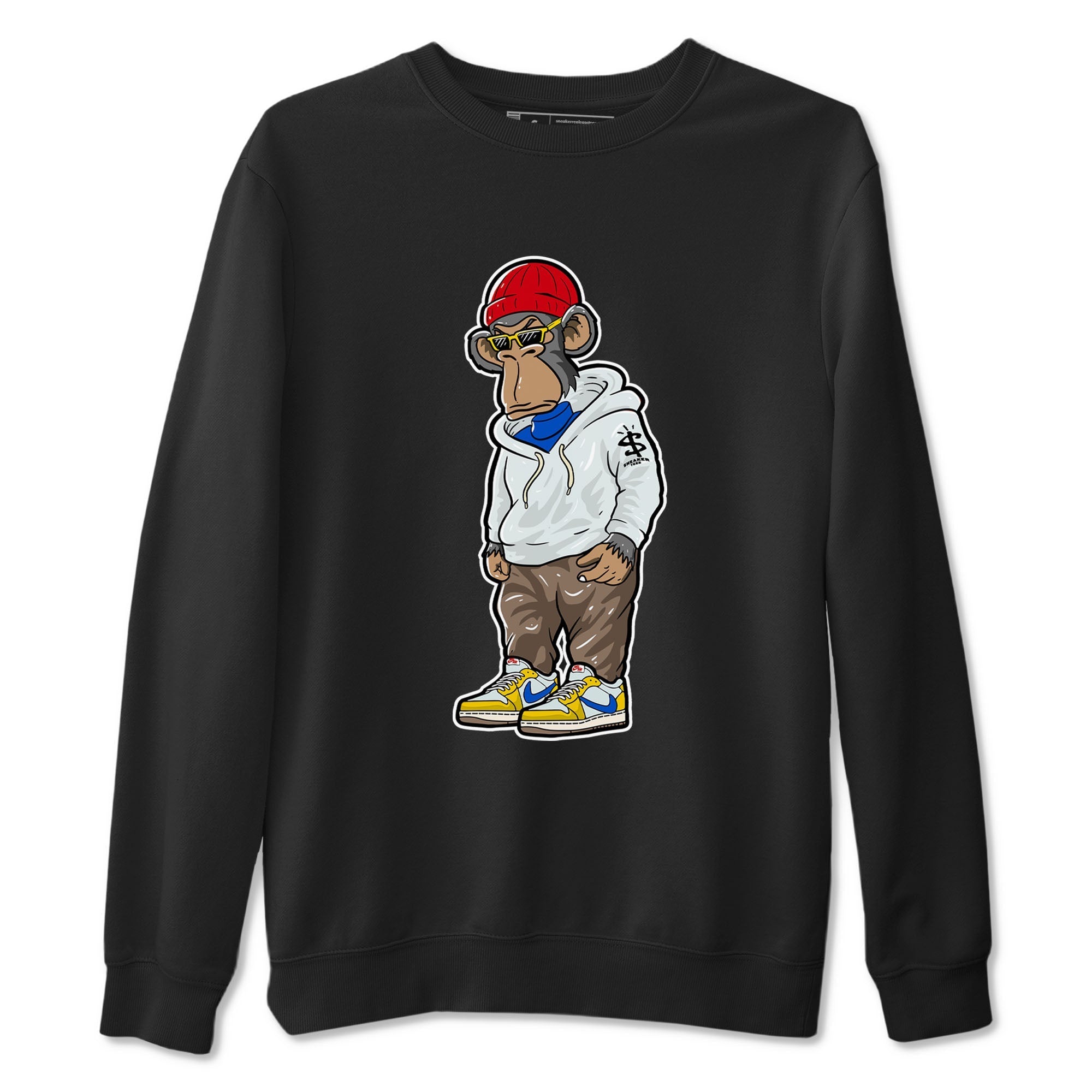 snkmatch Monkey snkmatch Tees - Air Jordan 1 Travis Scott Canary