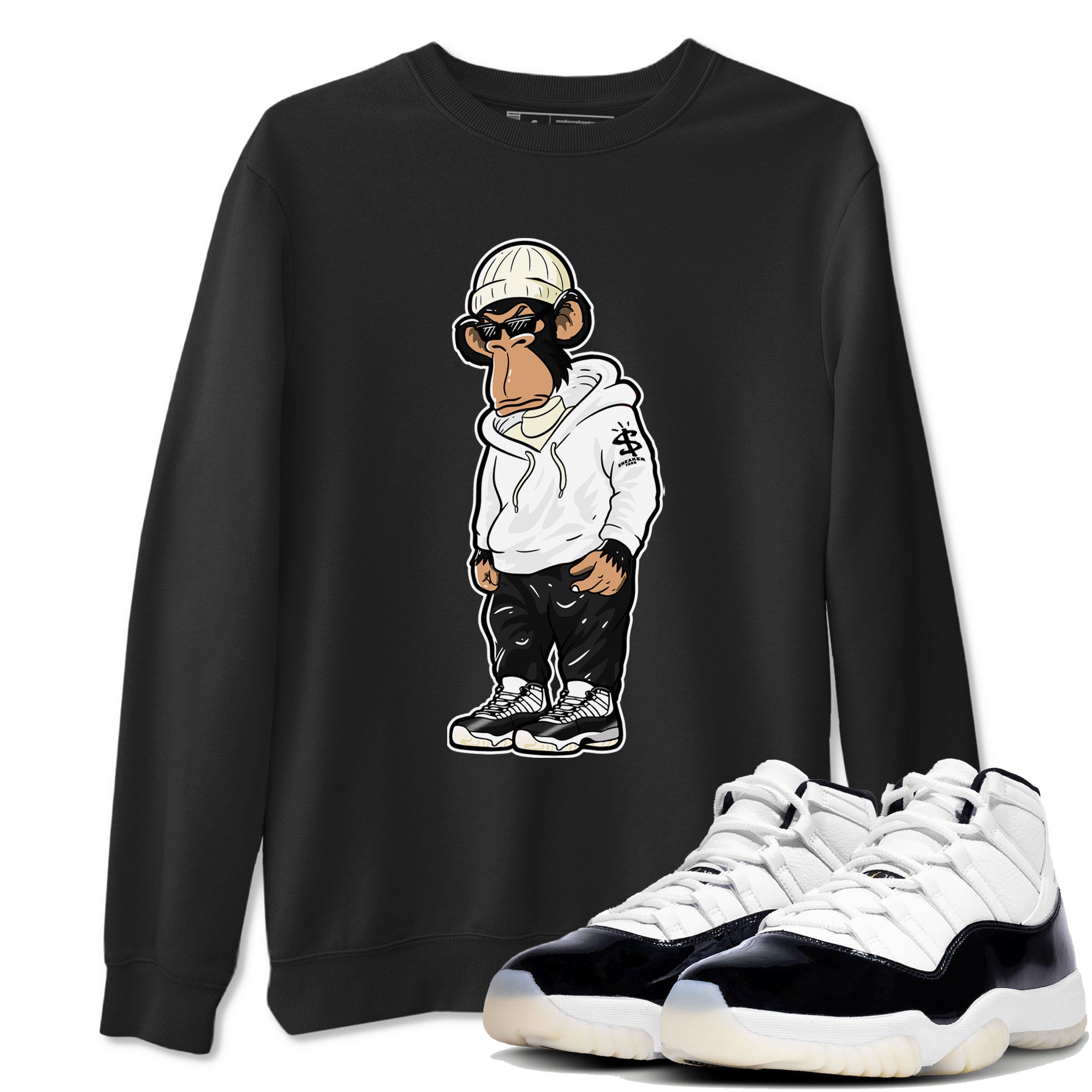 snkmatch Monkey snkmatch Tees - Air Jordan 11 Gratitude