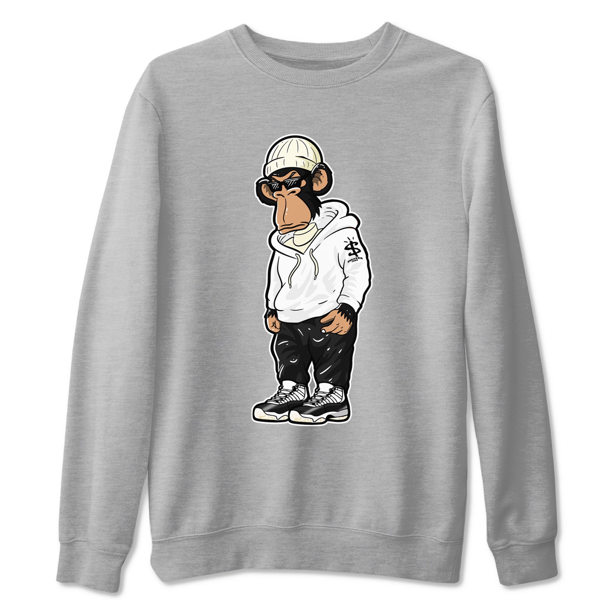 snkmatch Monkey snkmatch Tees - Air Jordan 11 Gratitude