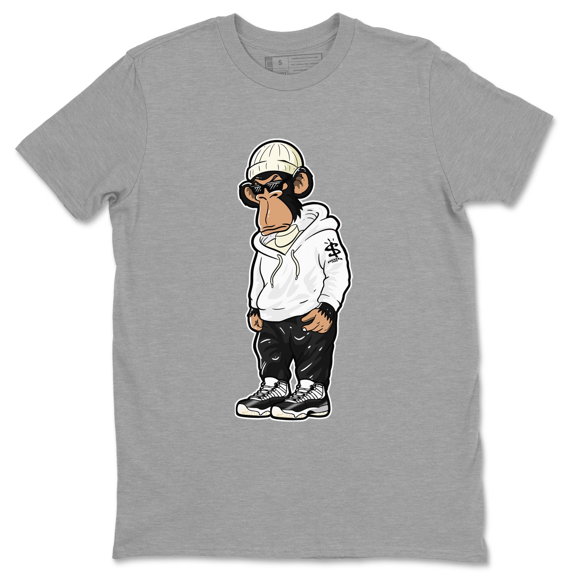 snkmatch Monkey snkmatch Tees - Air Jordan 11 Gratitude