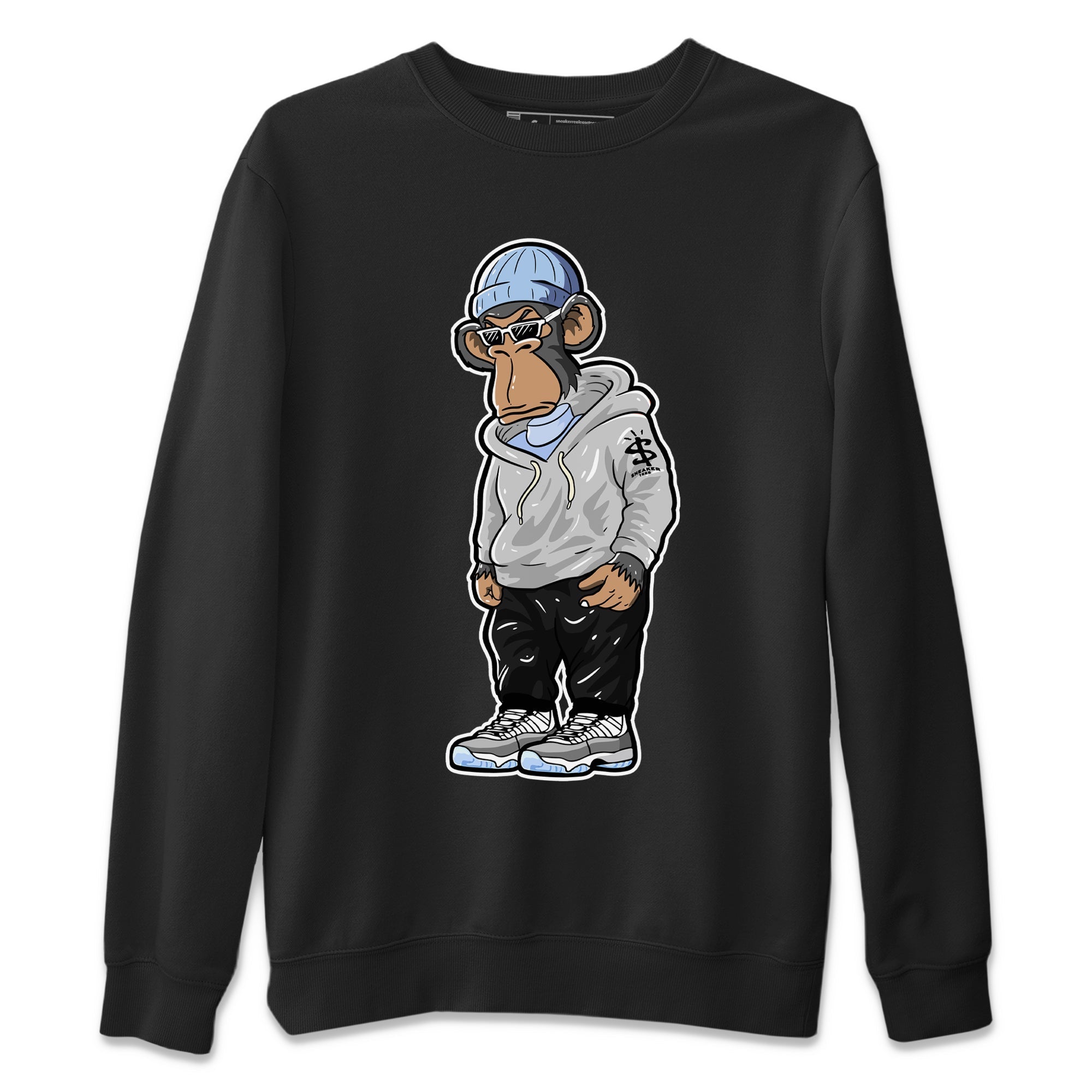 snkmatch Monkey Unisex Tops - Air Jordan 11 White Cement