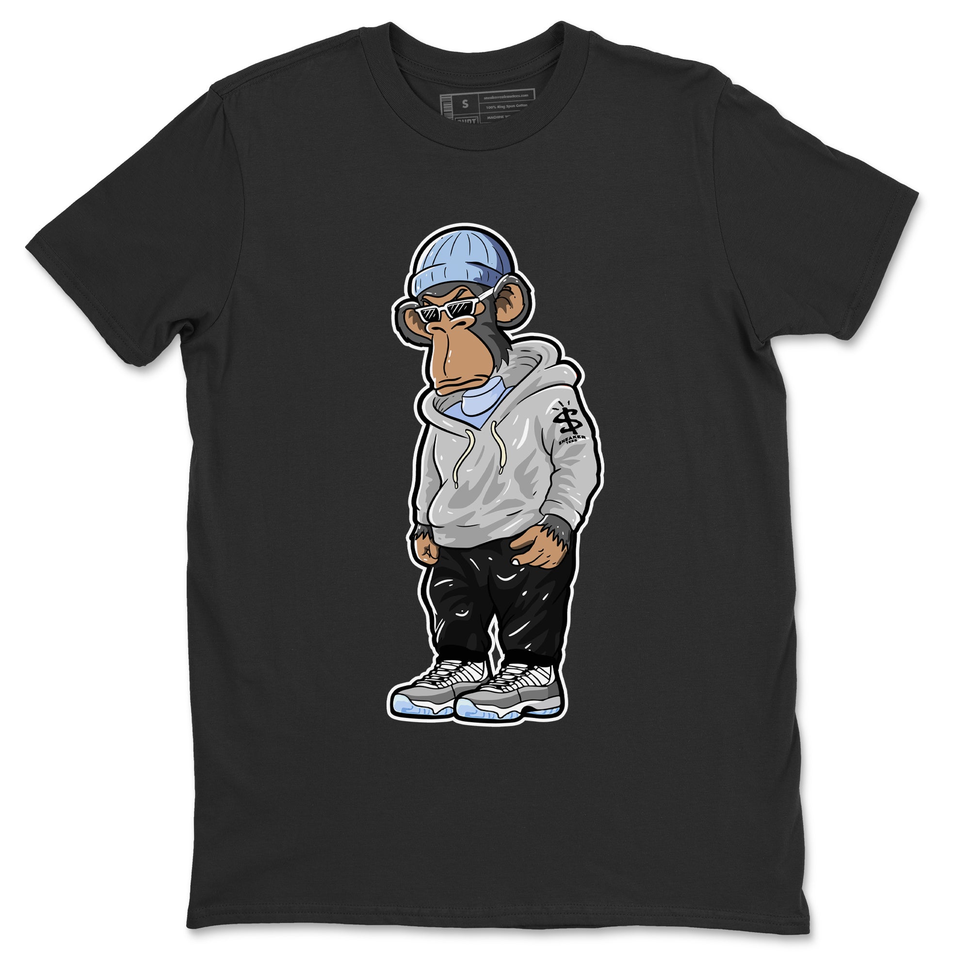 snkmatch Monkey Unisex Tops - Air Jordan 11 White Cement